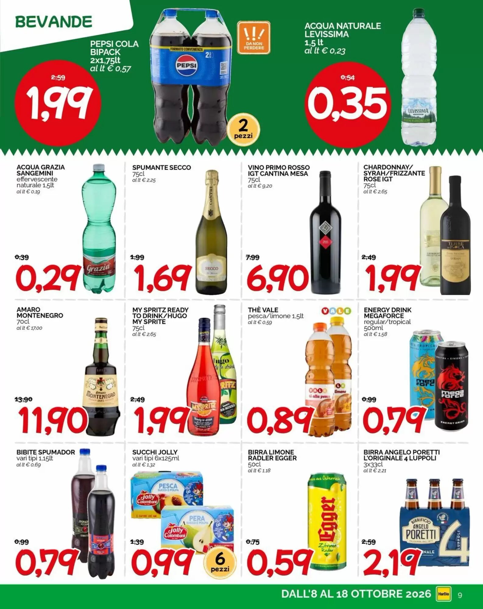 Volantino promozionale Hardis  valide dal 08/10/2026 - Pagina 9.