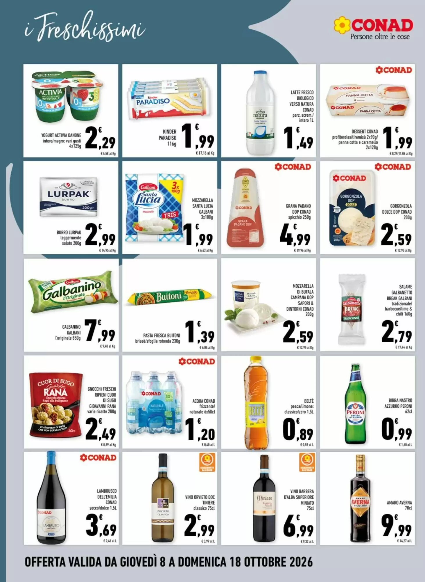 Volantino promozionale Conad Margherita  valide dal 08/10/2026 - Pagina 10.
