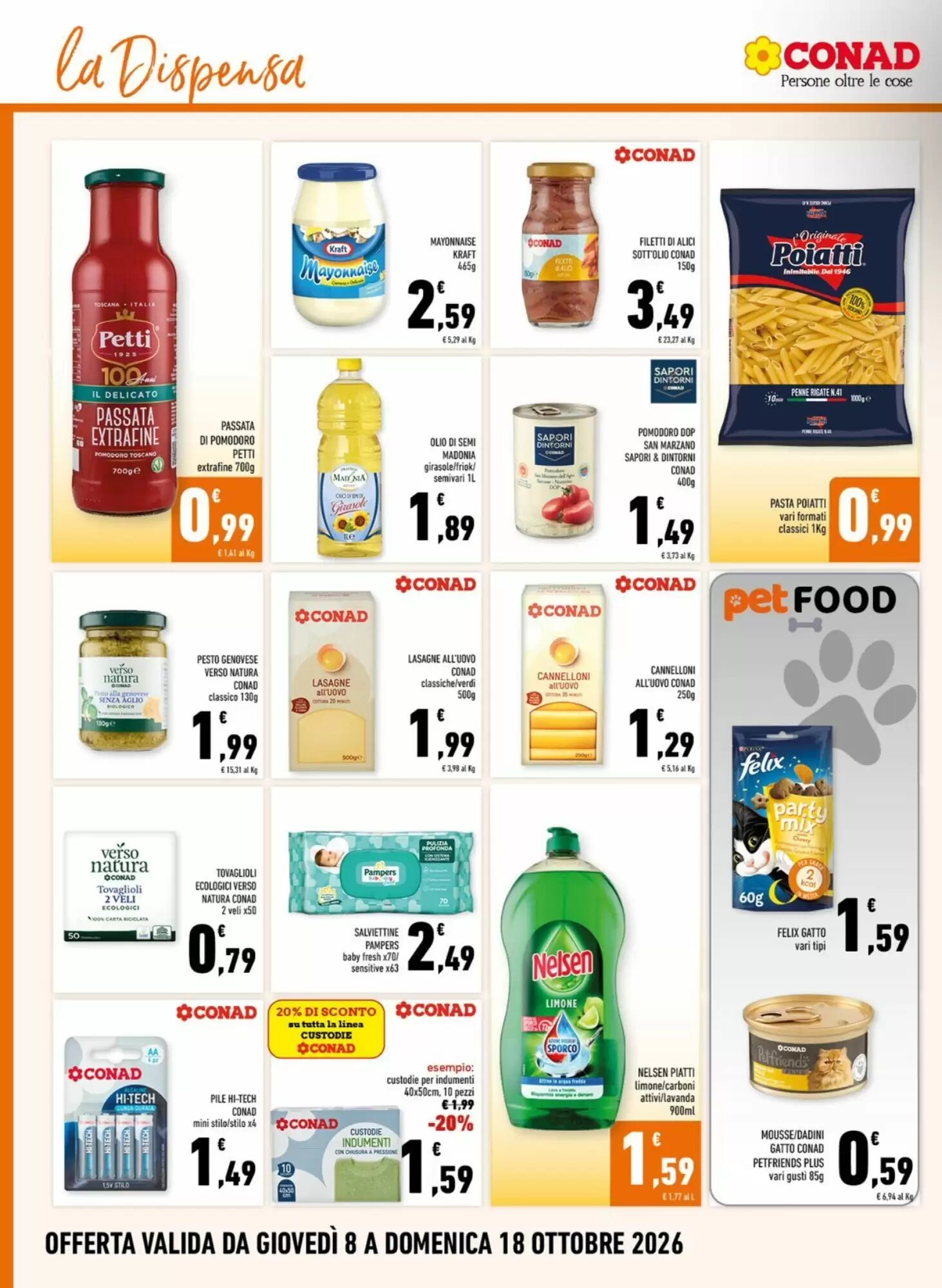 Volantino promozionale Conad Margherita  valide dal 08/10/2026 - Pagina 12.