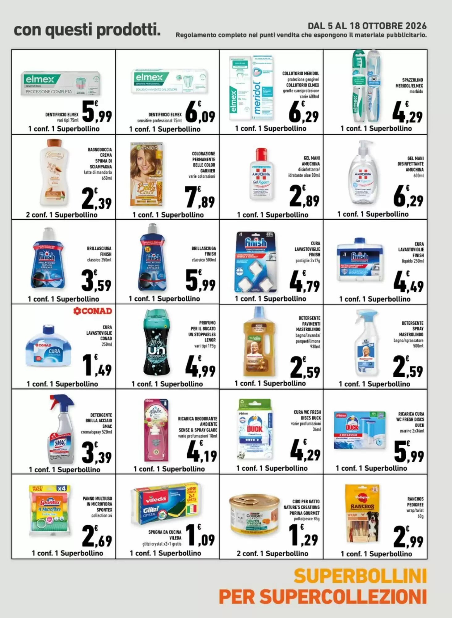 Volantino promozionale Conad Margherita  valide dal 08/10/2026 - Pagina 15.