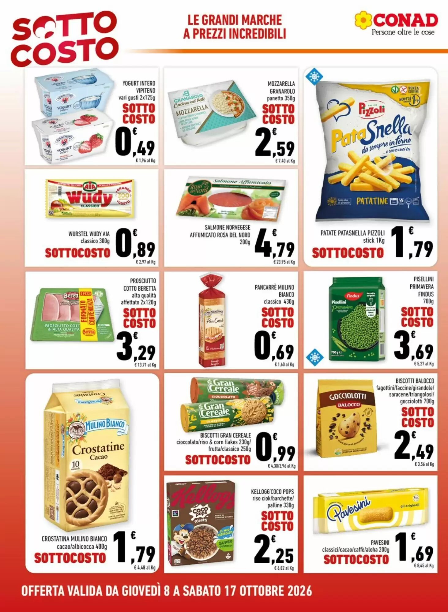 Volantino promozionale Conad Margherita  valide dal 08/10/2026 - Pagina 2.