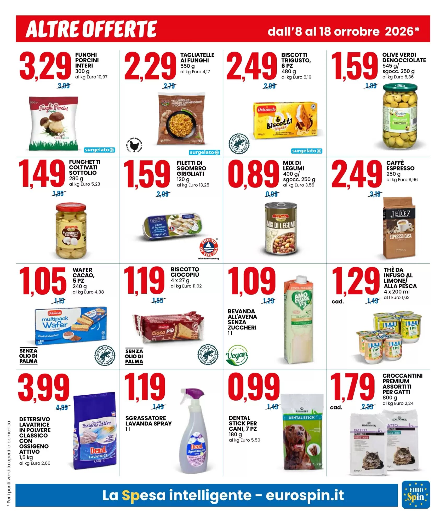 Volantino promozionale Eurospin  valide dal 08/10/2026 - Pagina 15.