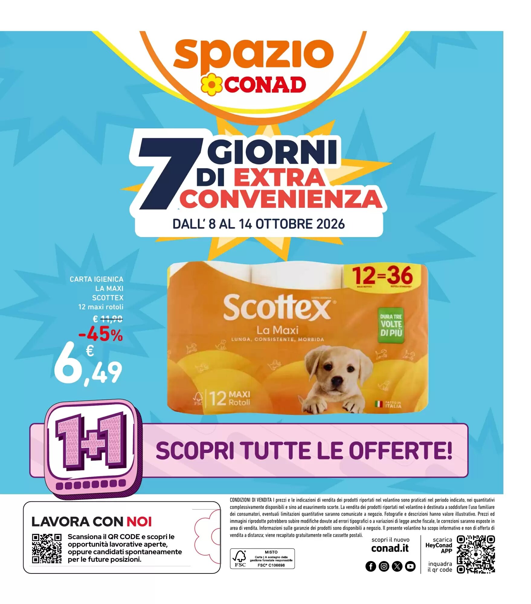 Volantino promozionale Spazio Conad  valide dal 08/10/2026 - Pagina 1.