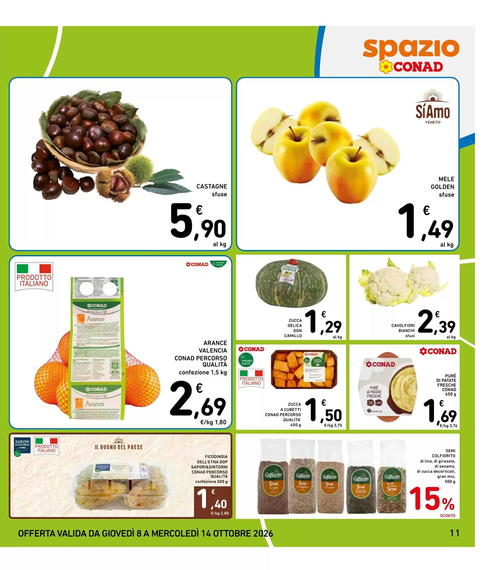 Volantino promozionale Spazio Conad  valide dal 08/10/2026 - Pagina 11.
