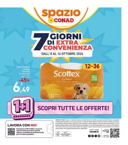 Volantino promozionale Spazio Conad  valide dal 08/10/2026