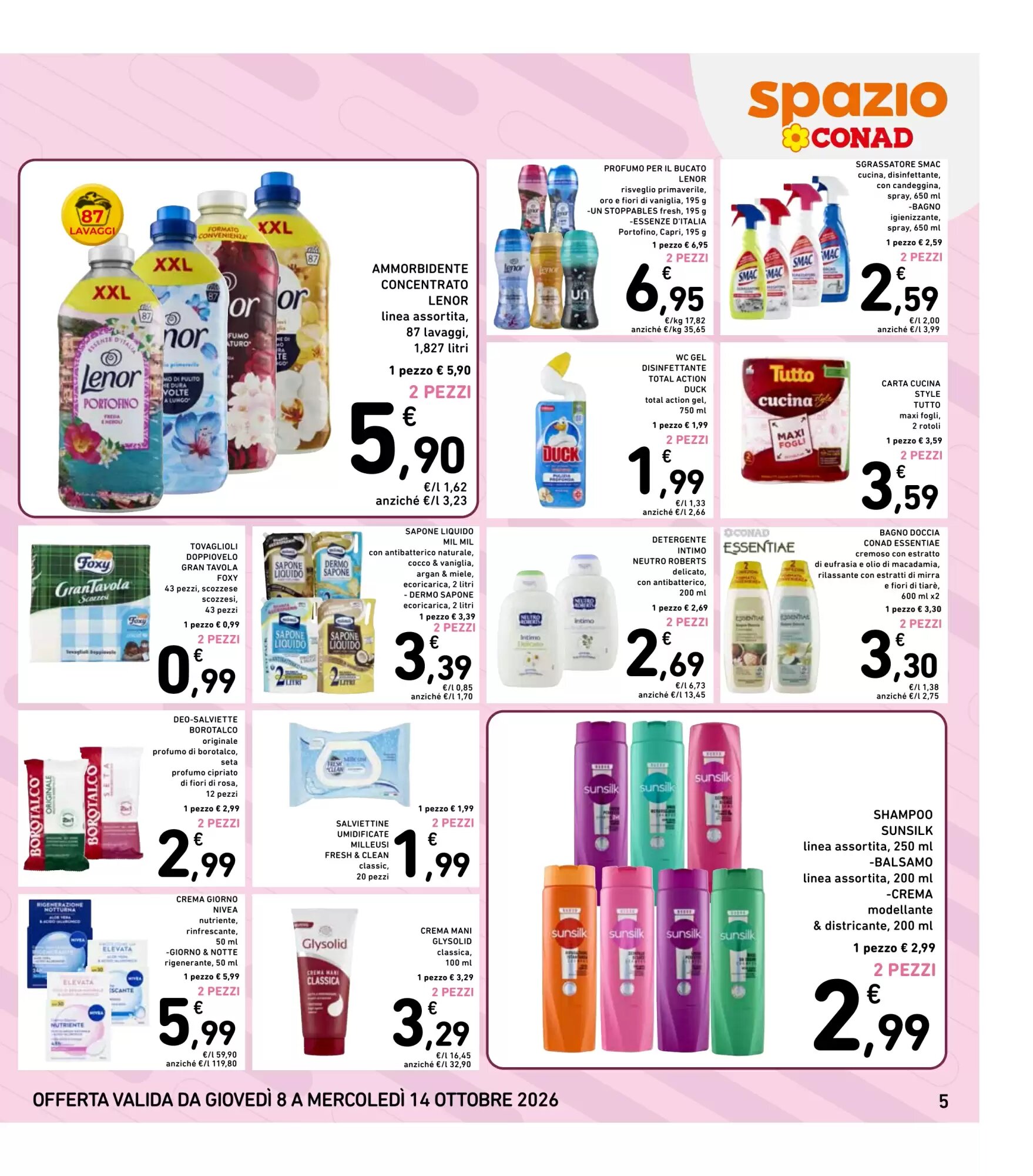 Volantino promozionale Spazio Conad  valide dal 08/10/2026 - Pagina 5.