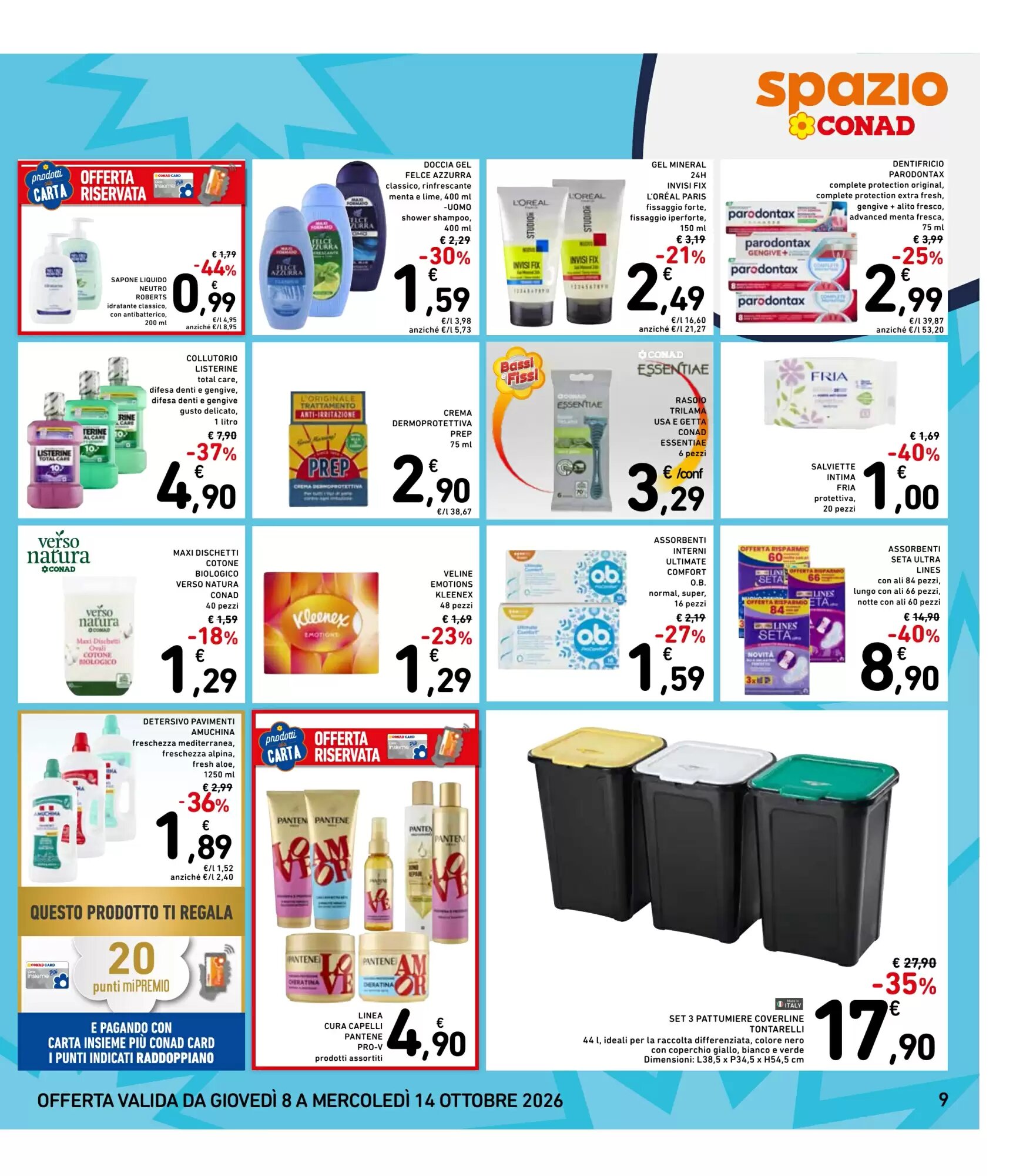 Volantino promozionale Spazio Conad  valide dal 08/10/2026 - Pagina 9.