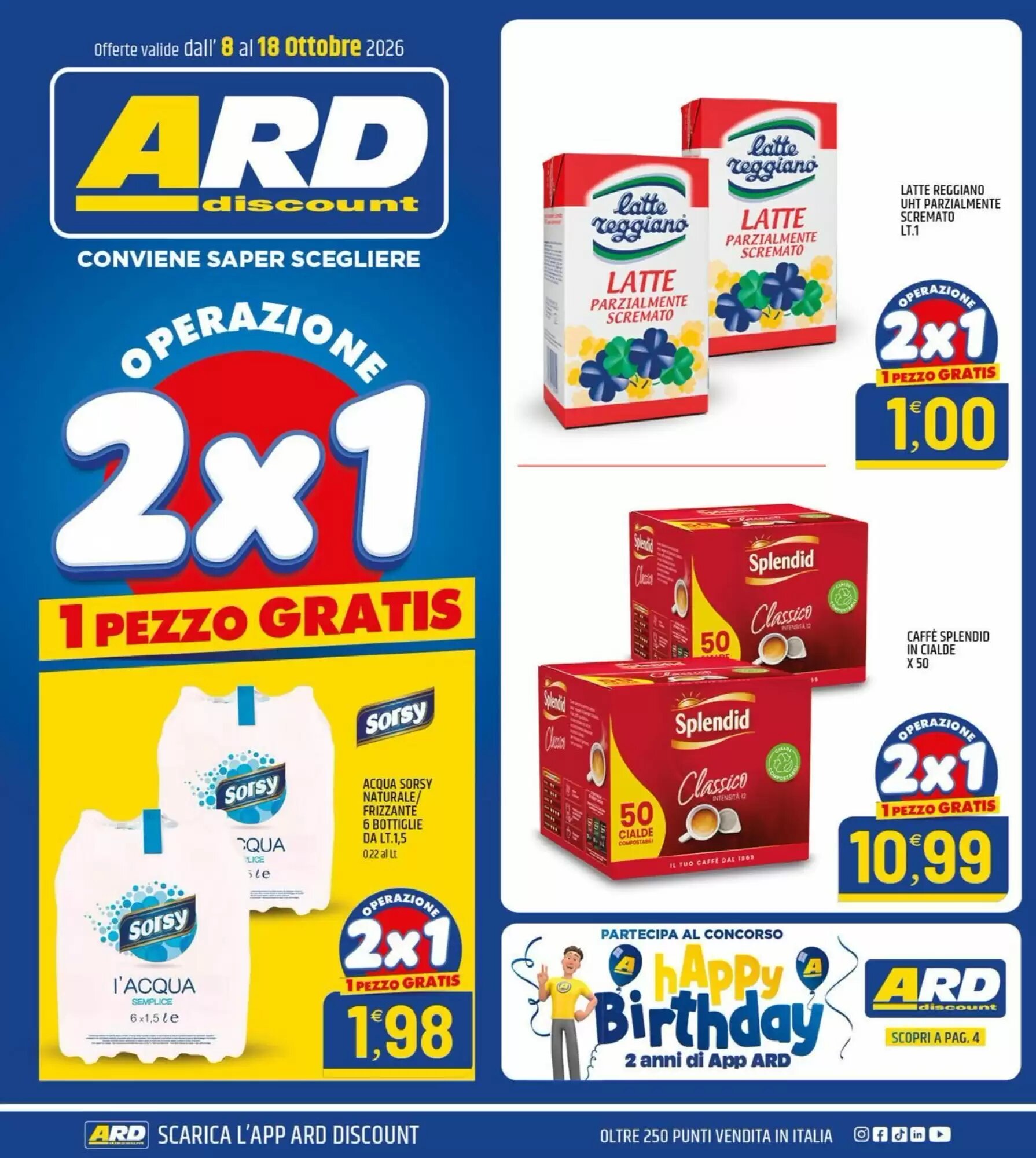 Volantino promozionale Ard Discount  valide dal 08/10/2026 - Pagina 1.