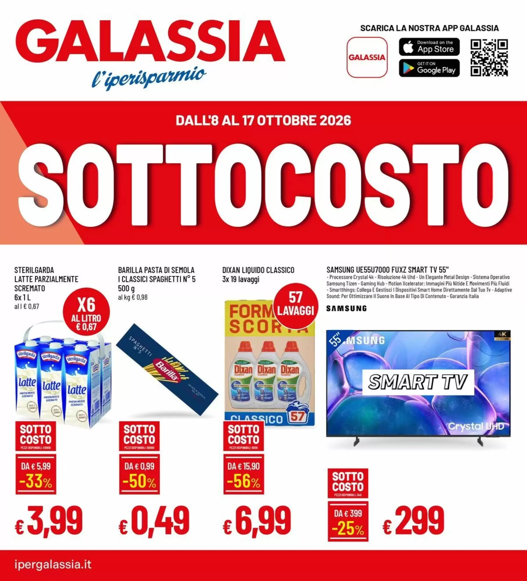 Volantino promozionale Galassia  valide dal 08/10/2026 - Pagina 1.