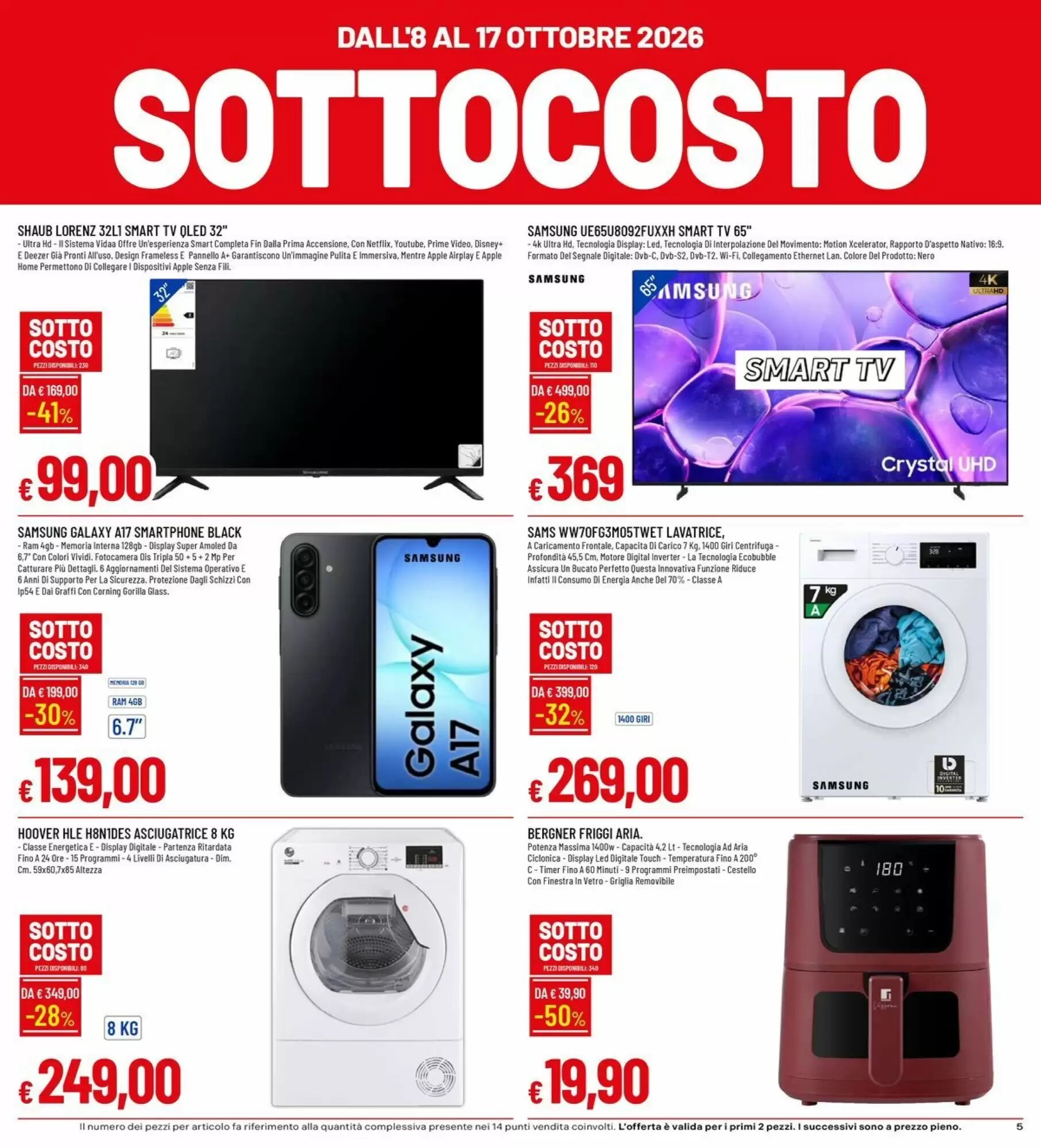 Volantino promozionale Galassia  valide dal 08/10/2026 - Pagina 5.