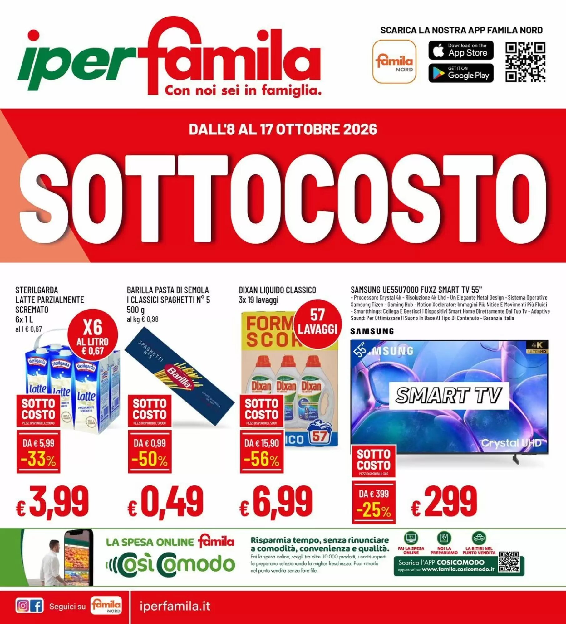 Volantino promozionale IperFamila valide dal 08/10/2026 - Pagina 1.