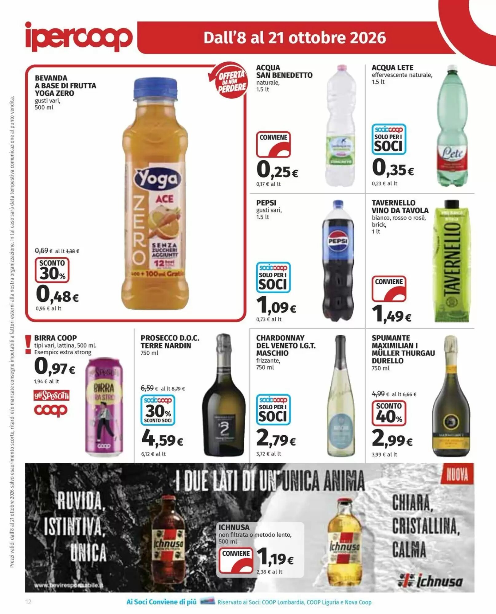 Volantino promozionale Ipercoop  valide dal 08/10/2026 - Pagina 12.