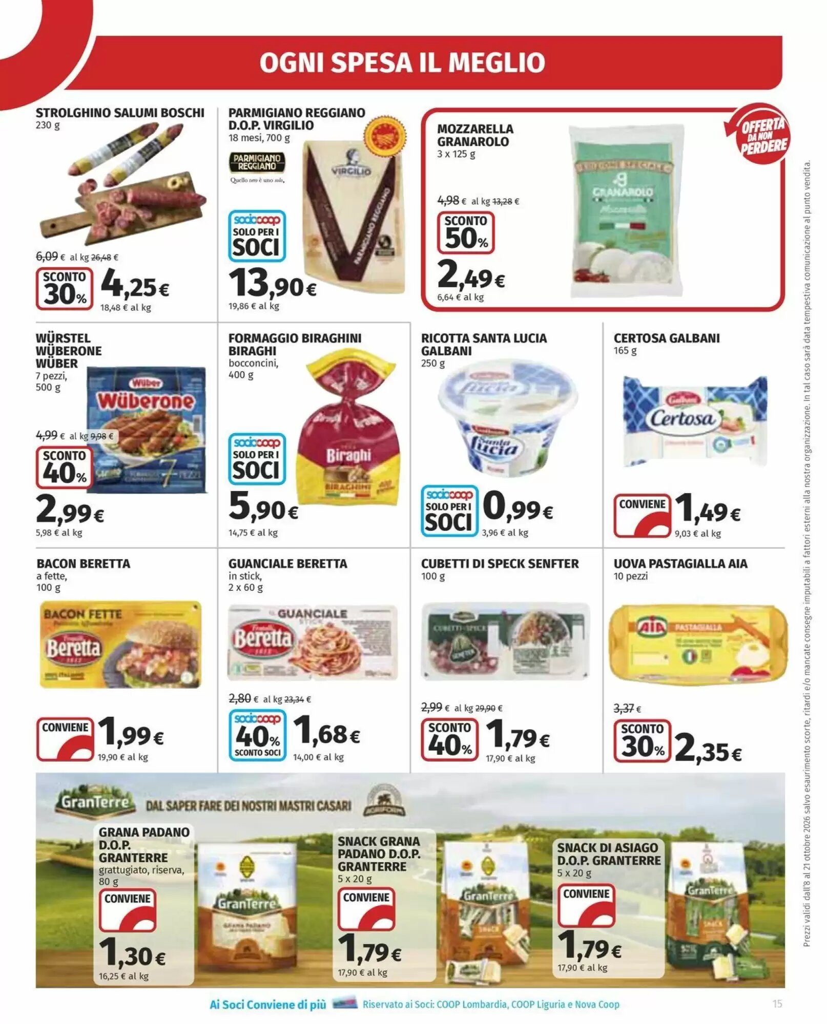 Volantino promozionale Ipercoop  valide dal 08/10/2026 - Pagina 15.