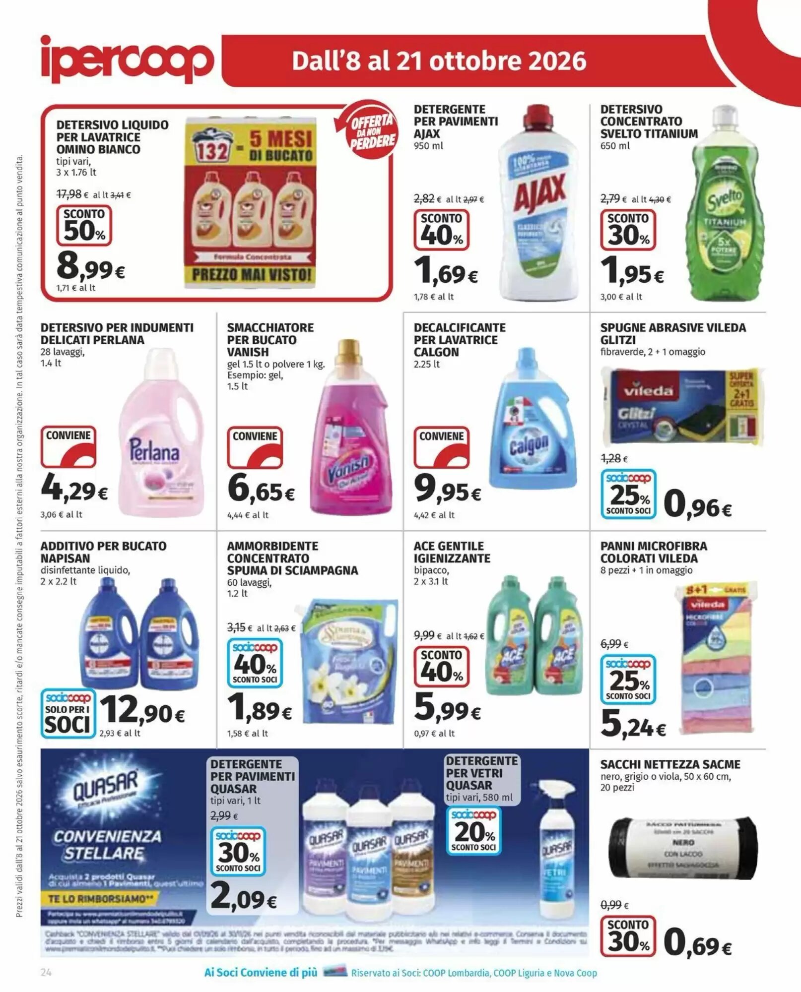 Volantino promozionale Ipercoop  valide dal 08/10/2026 - Pagina 24.