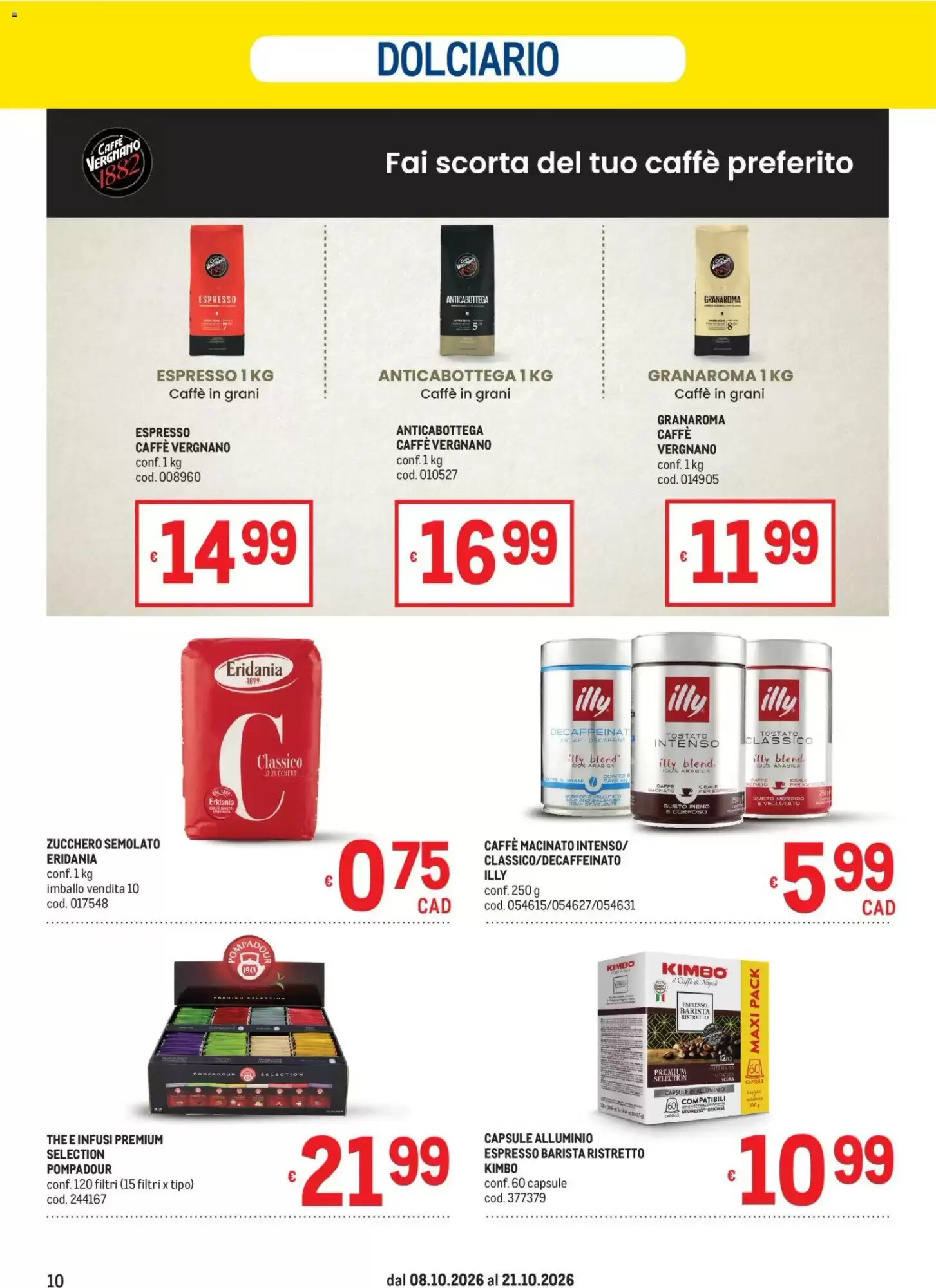 Volantino promozionale Metro  valide dal 08/10/2026 - Pagina 10.