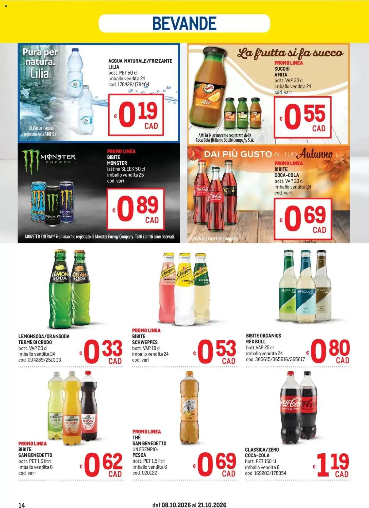 Volantino promozionale Metro  valide dal 08/10/2026 - Pagina 14.