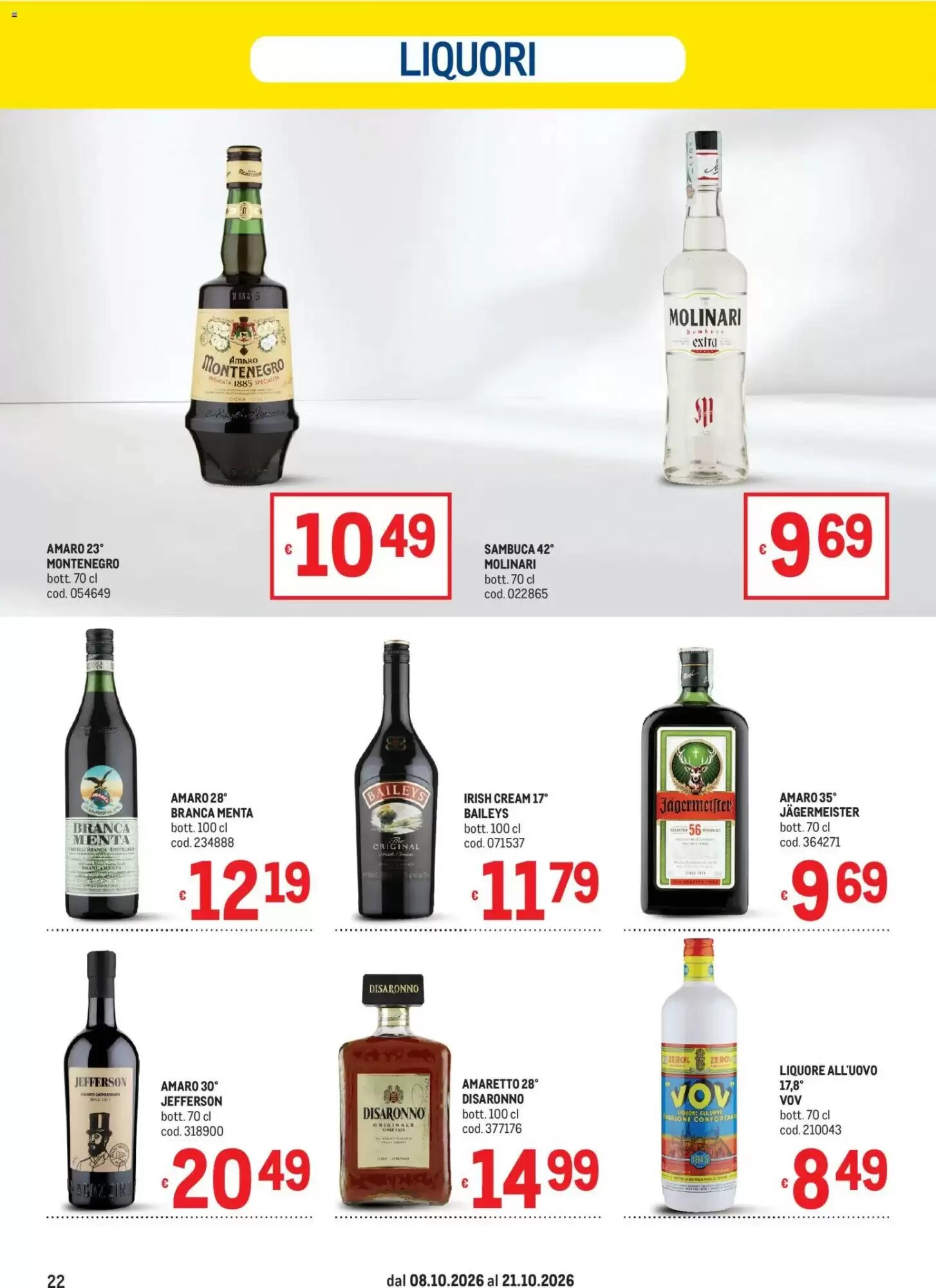 Volantino promozionale Metro  valide dal 08/10/2026 - Pagina 22.