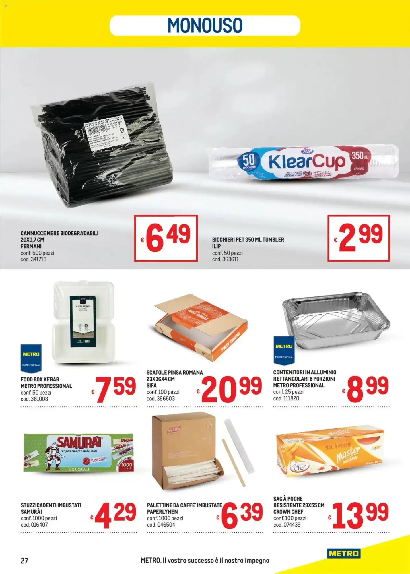 Volantino promozionale Metro  valide dal 08/10/2026 - Pagina 27.