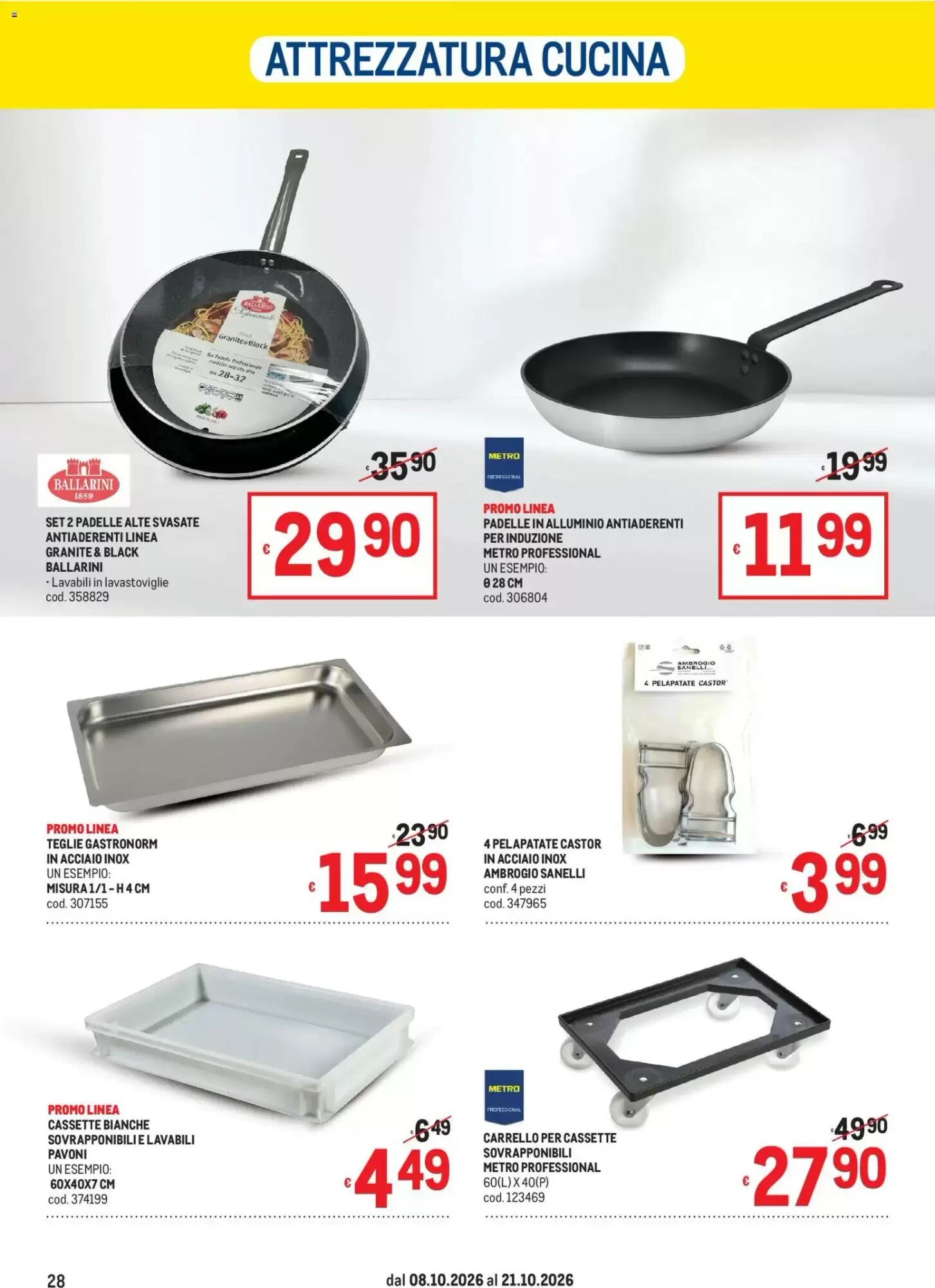 Volantino promozionale Metro  valide dal 08/10/2026 - Pagina 28.