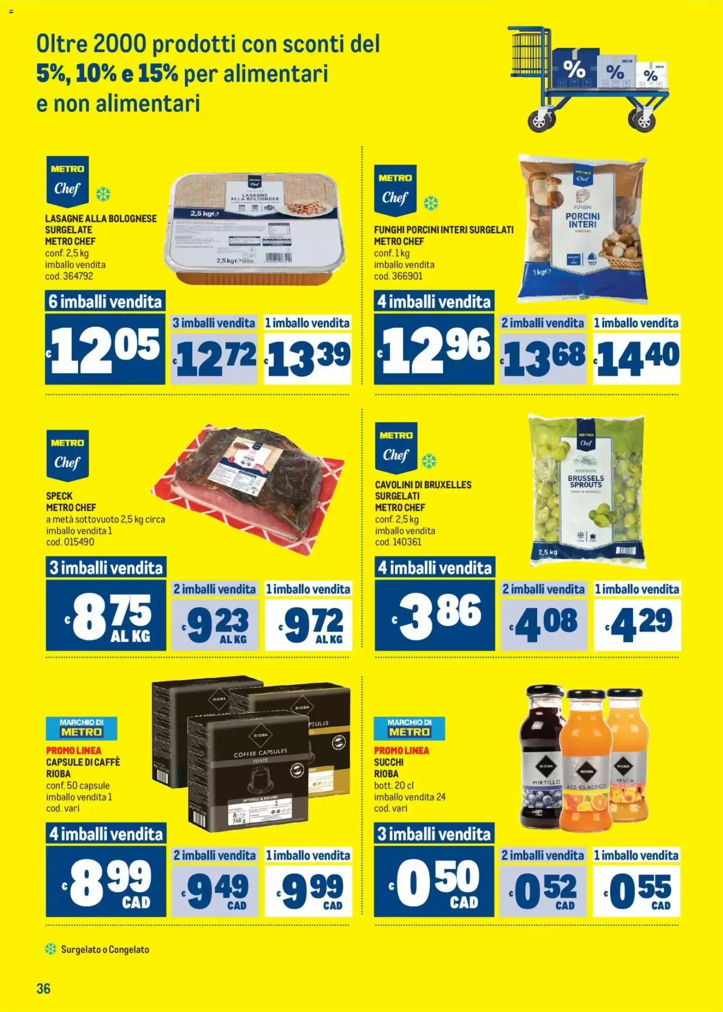 Volantino promozionale Metro  valide dal 08/10/2026 - Pagina 36.