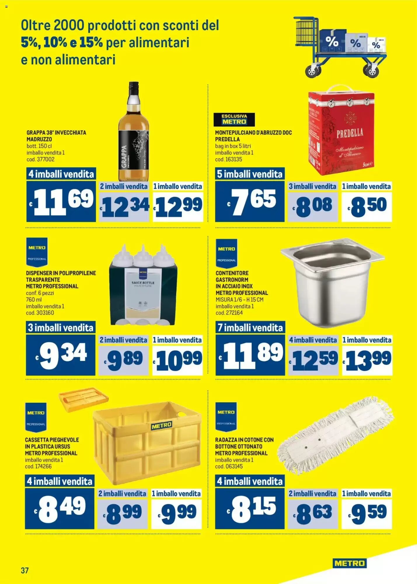 Volantino promozionale Metro  valide dal 08/10/2026 - Pagina 37.