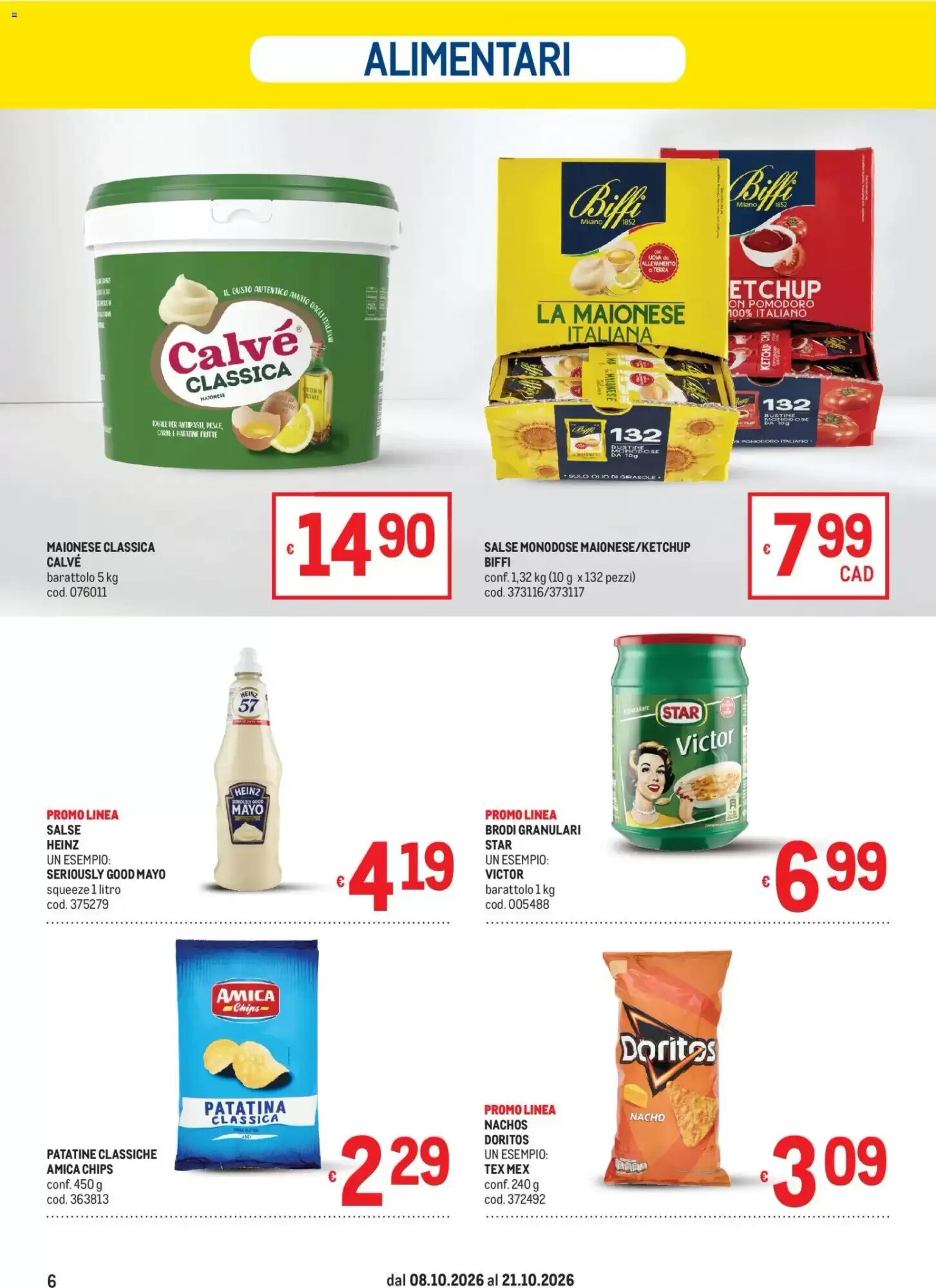 Volantino promozionale Metro  valide dal 08/10/2026 - Pagina 6.