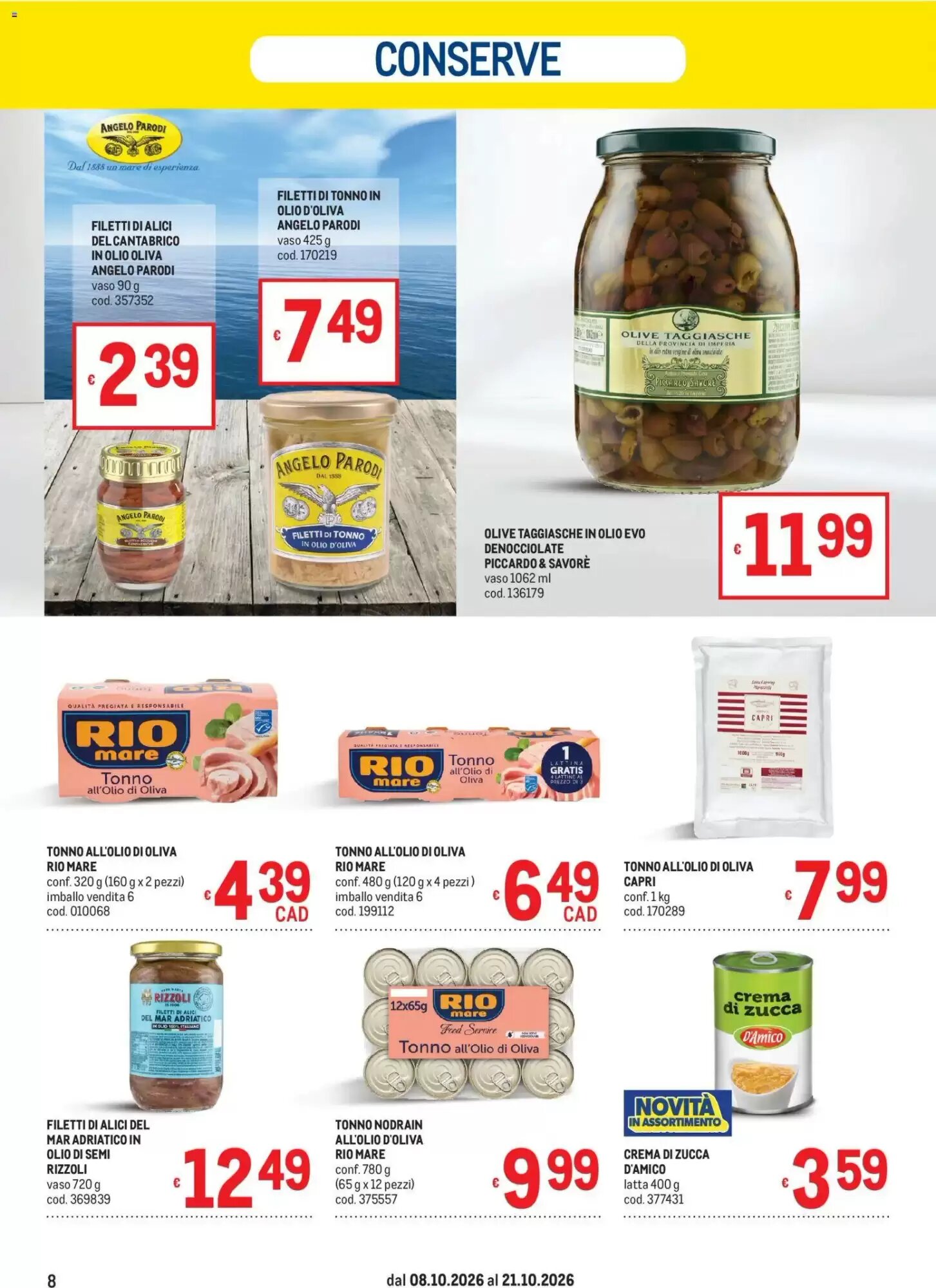 Volantino promozionale Metro  valide dal 08/10/2026 - Pagina 8.