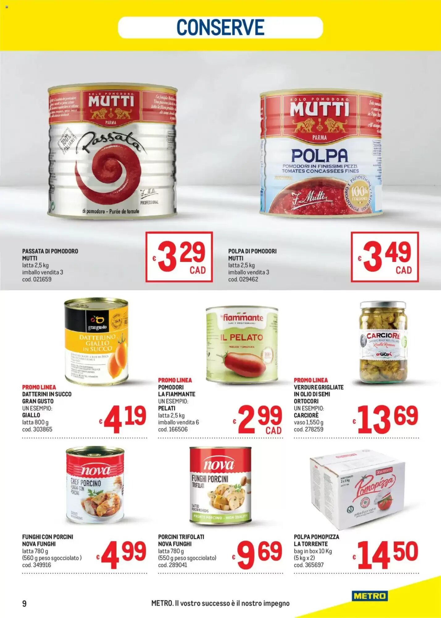 Volantino promozionale Metro  valide dal 08/10/2026 - Pagina 9.