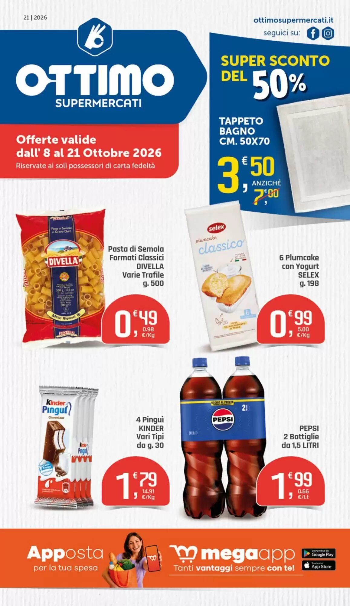 Volantino promozionale Ottimo Market  valide dal 08/10/2026 - Pagina 1.