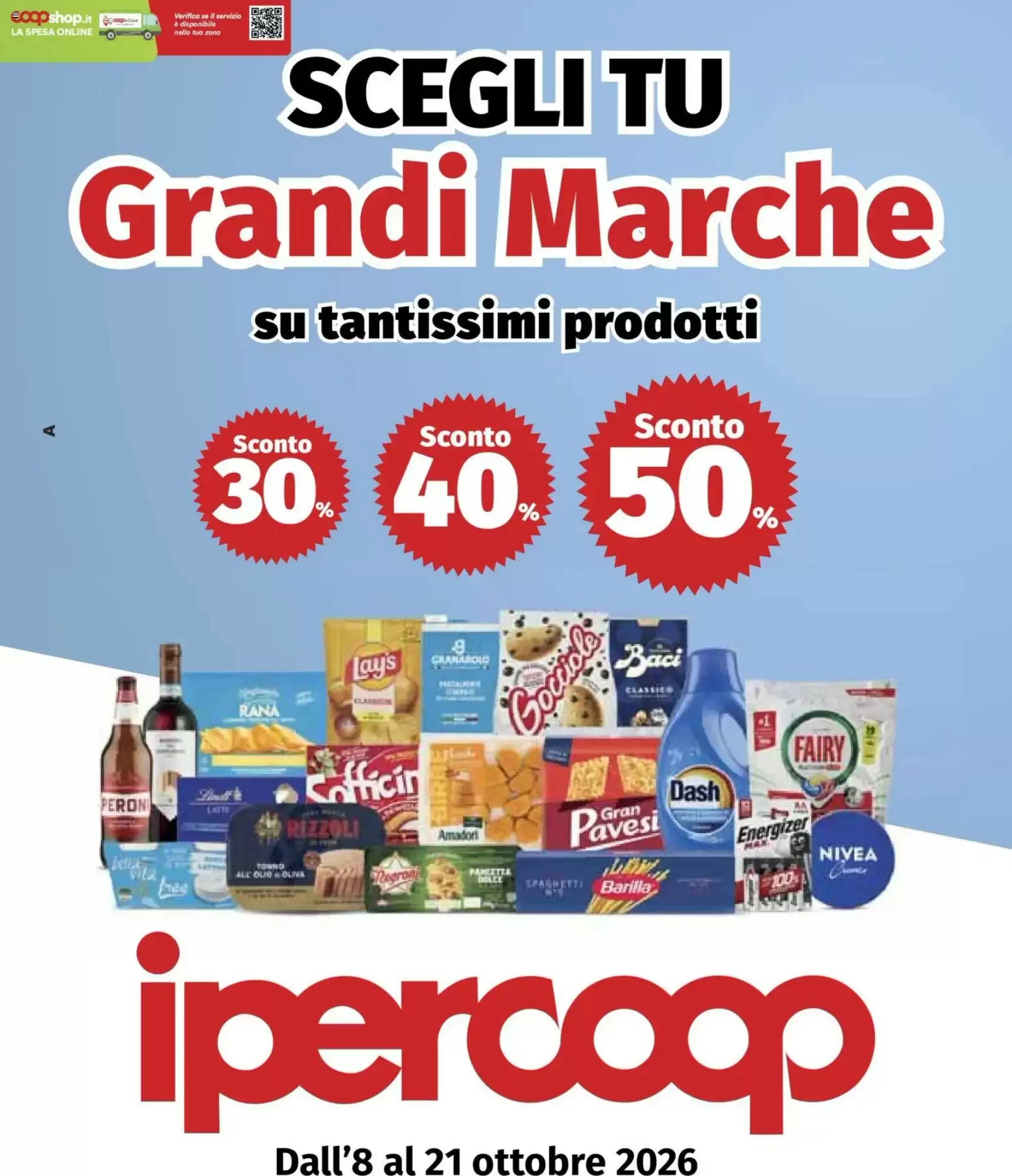 Volantino promozionale Ipercoop  valide dal 08/10/2026 - Pagina 1.