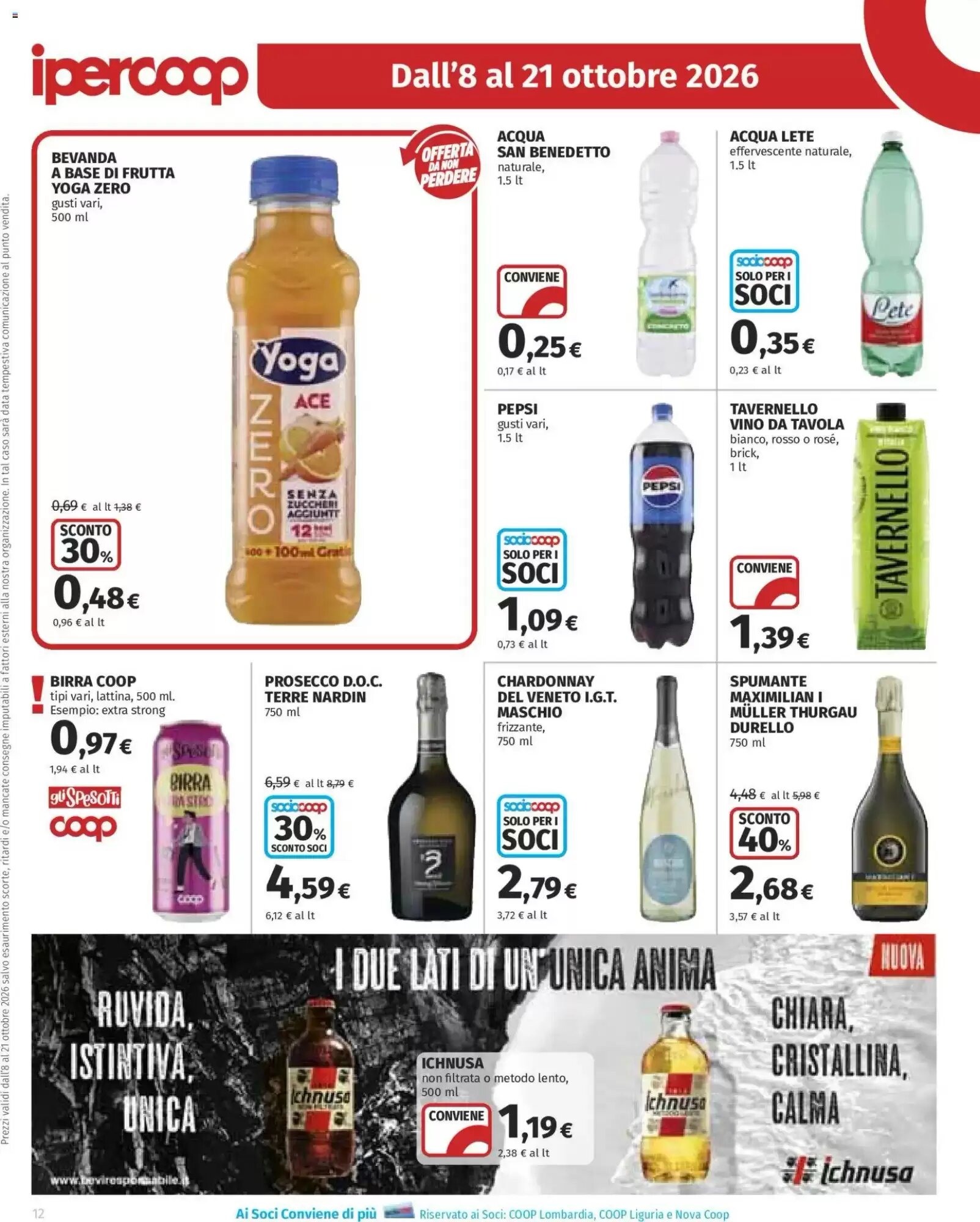 Volantino promozionale Ipercoop  valide dal 08/10/2026 - Pagina 12.