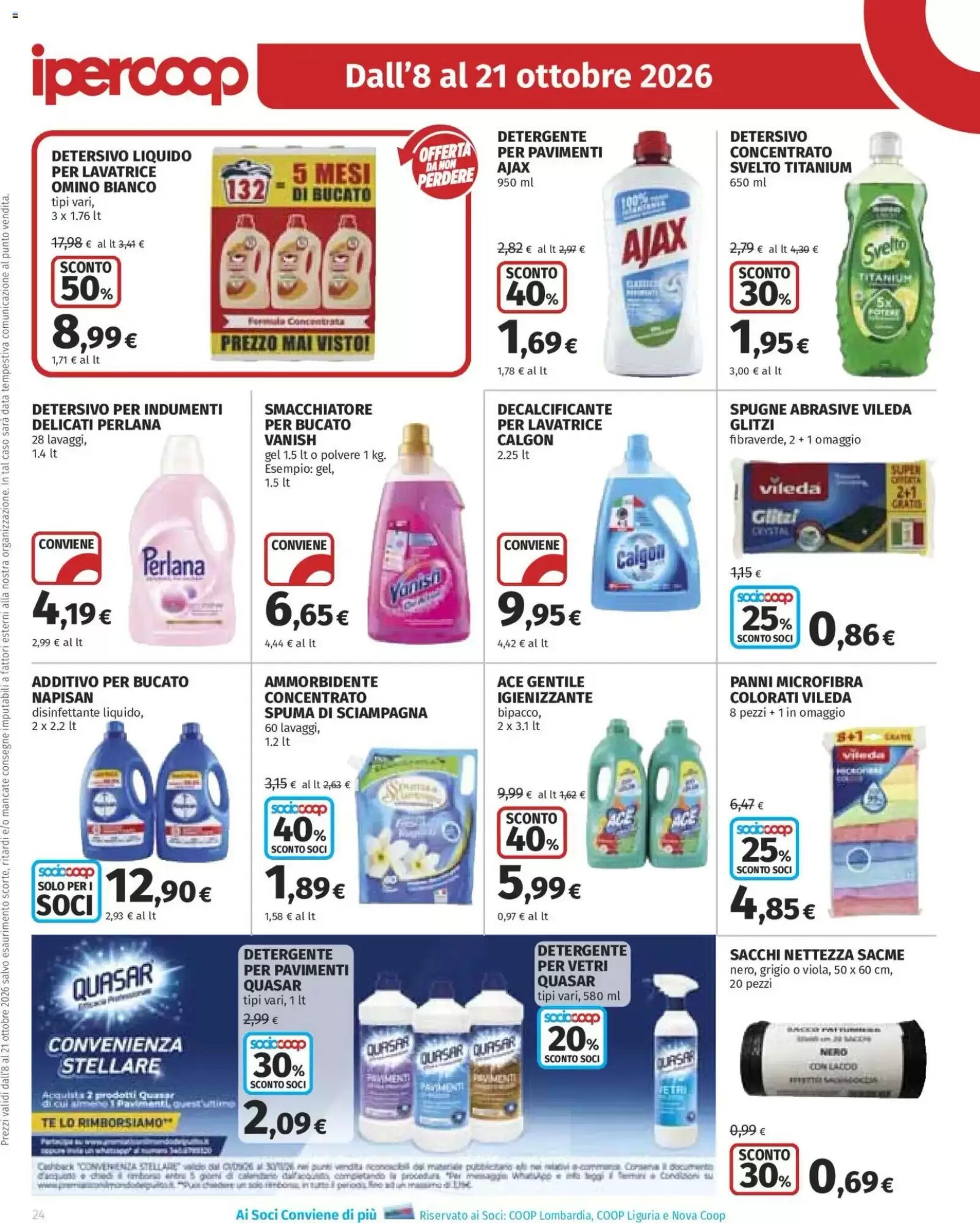 Volantino promozionale Ipercoop  valide dal 08/10/2026 - Pagina 24.
