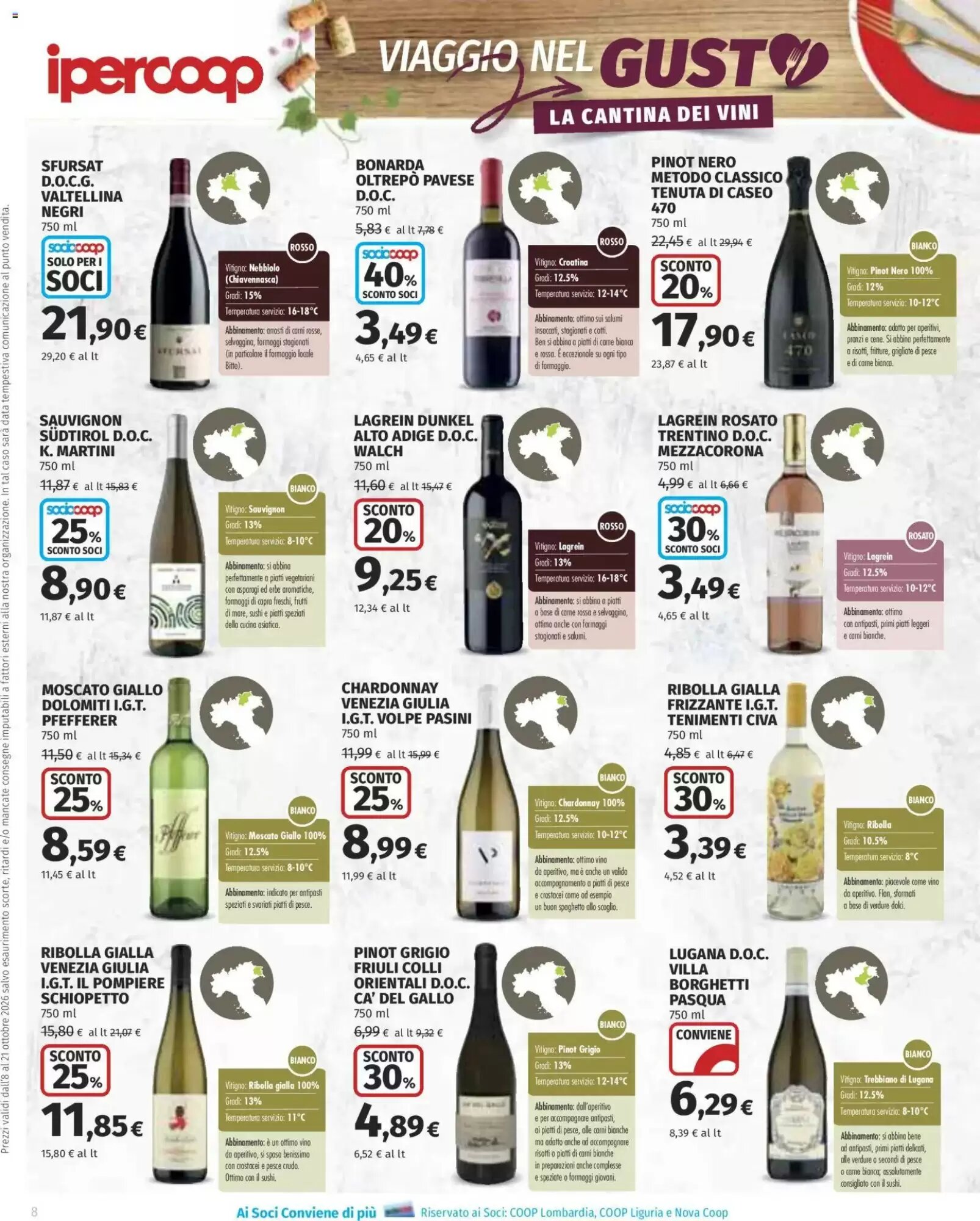 Volantino promozionale Ipercoop  valide dal 08/10/2026 - Pagina 8.