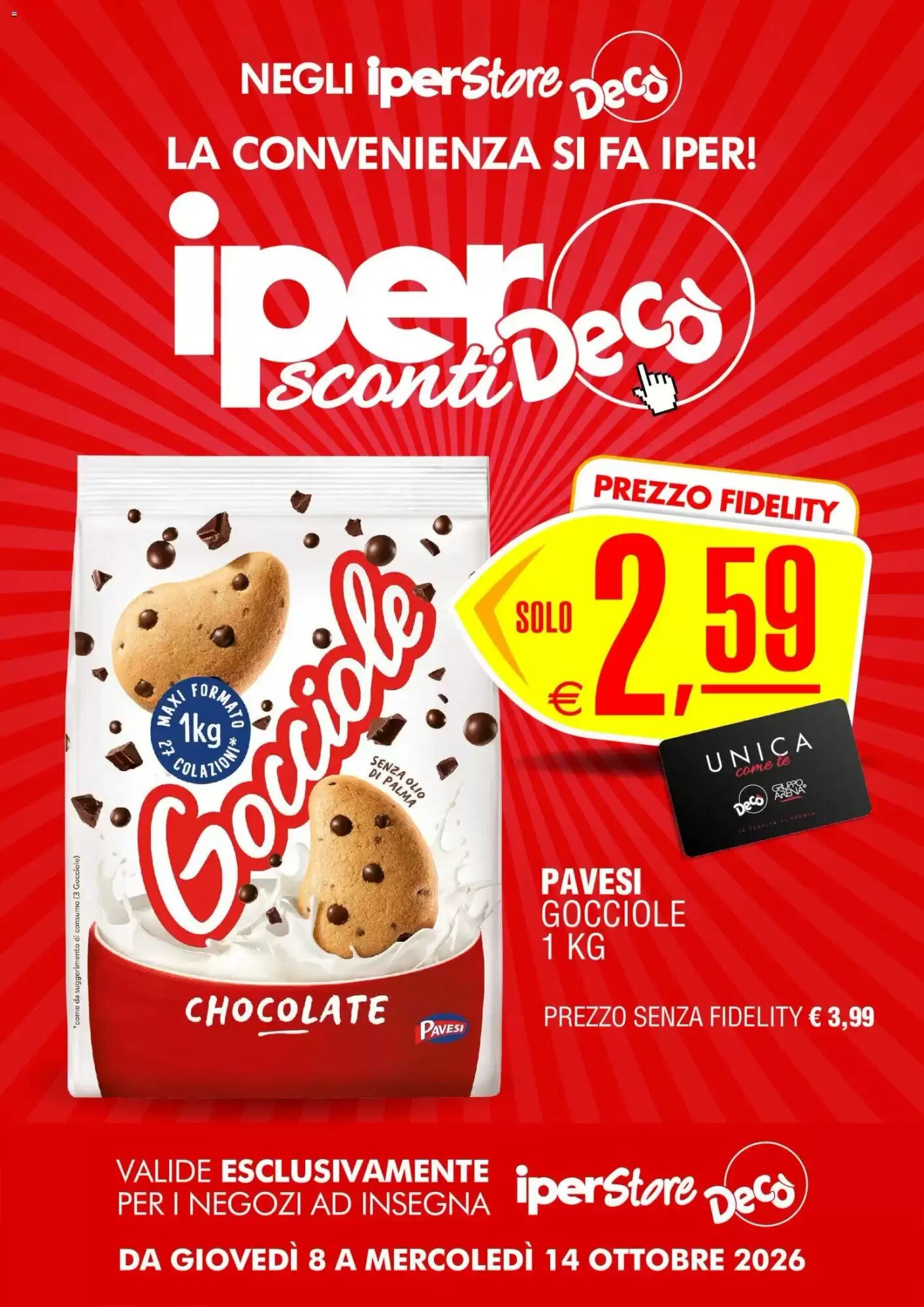 Volantino promozionale Deco Iperstore valide dal 08/10/2026 - Pagina 1.