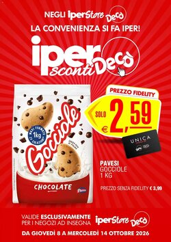 Volantino promozionale Deco Iperstore  valide dal 08/10/2026