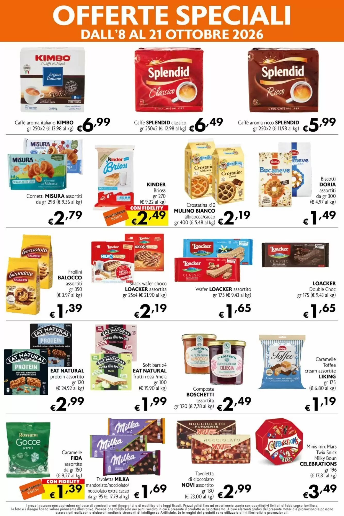 Volantino promozionale Eurospesa  valide dal 08/10/2026 - Pagina 4.