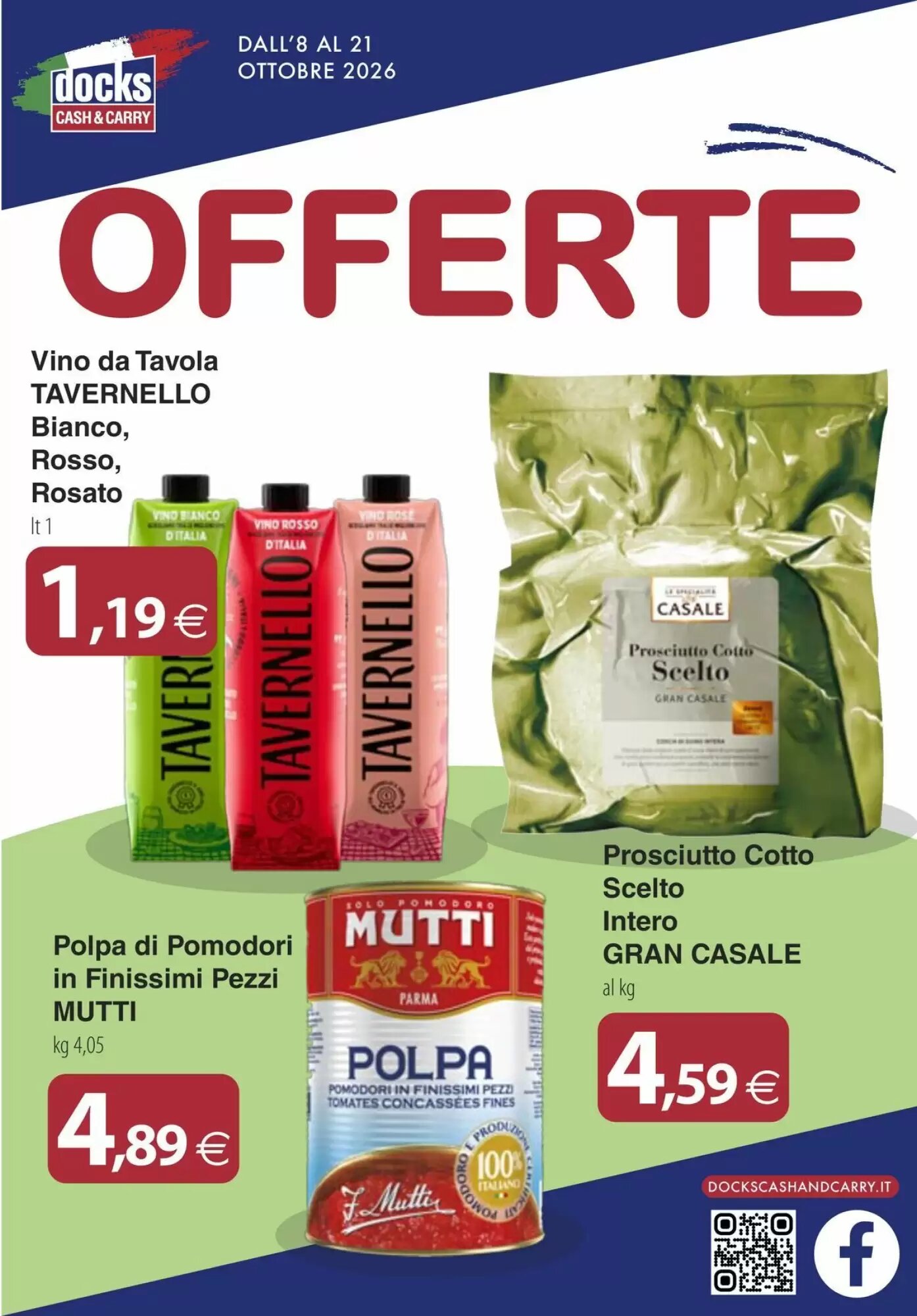 Volantino promozionale Docks Cash&Carry valide dal 08/10/2026 - Pagina 1.