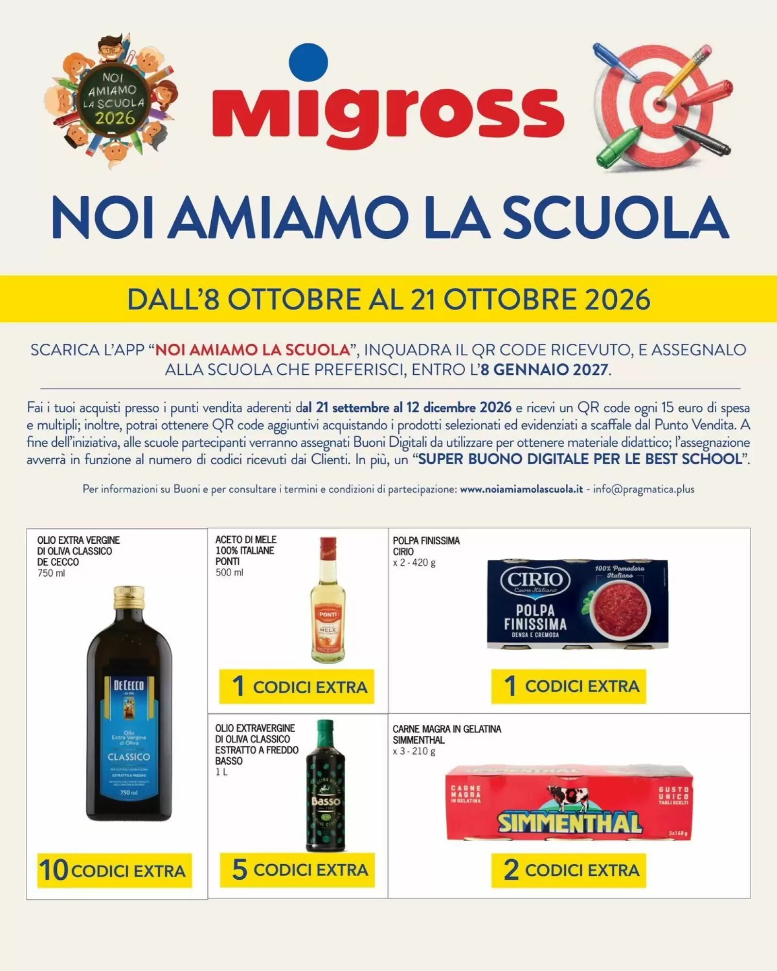 Volantino promozionale Migross Superstore  valide dal 08/10/2026 - Pagina 1.