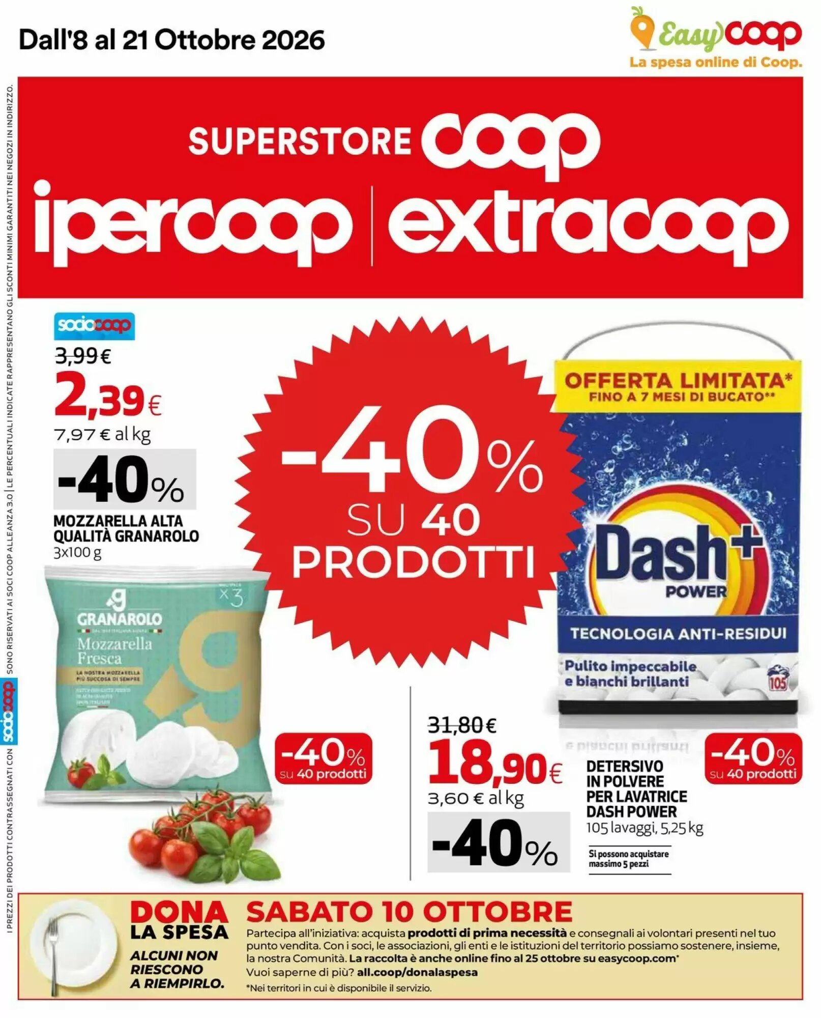 Volantino promozionale Coop valide dal 08/10/2026 - Pagina 1.