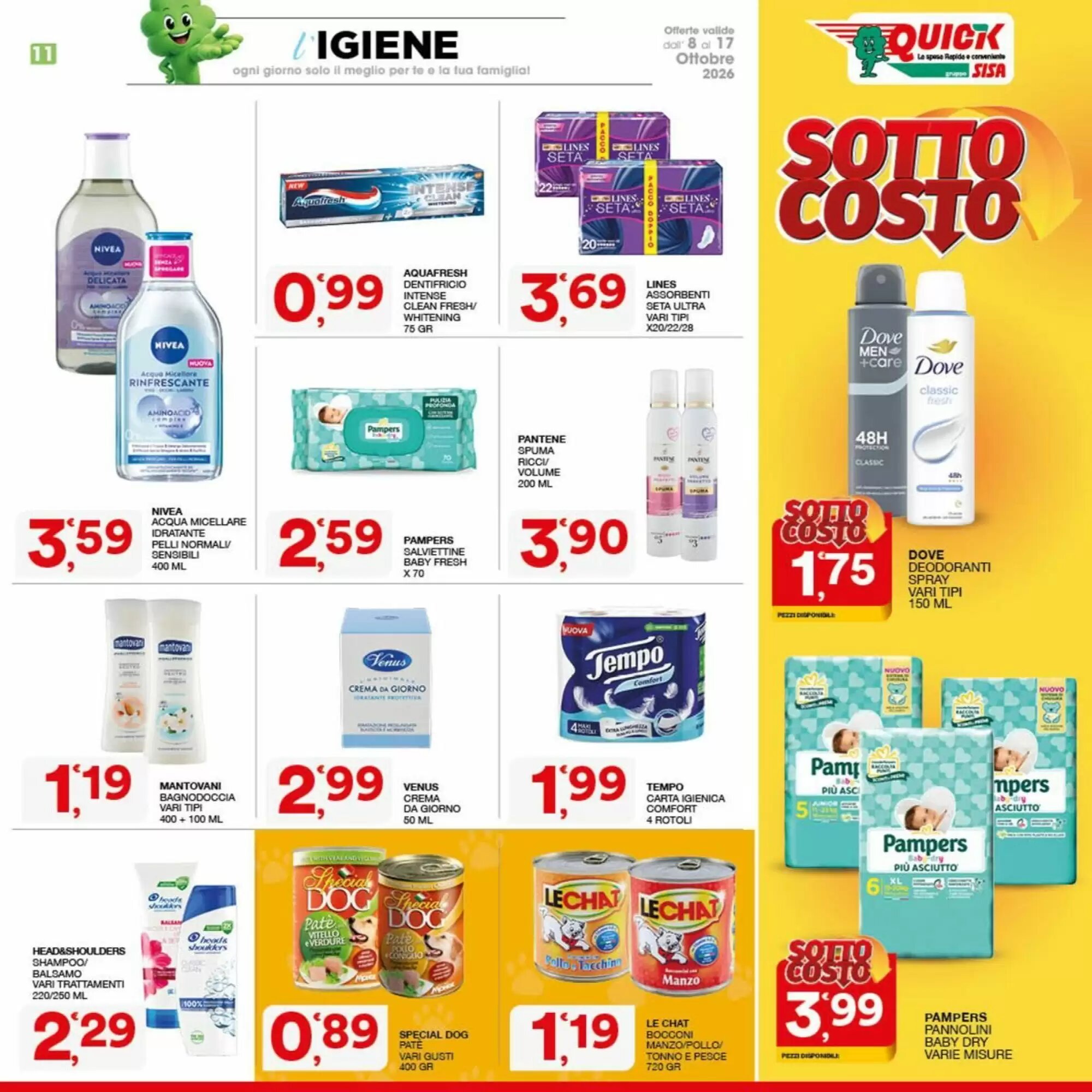 Volantino promozionale Quick Sisa  valide dal 08/10/2026 - Pagina 11.