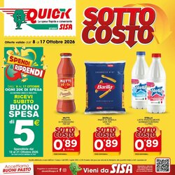 Volantino promozionale Quick Sisa  valide dal 08/10/2026