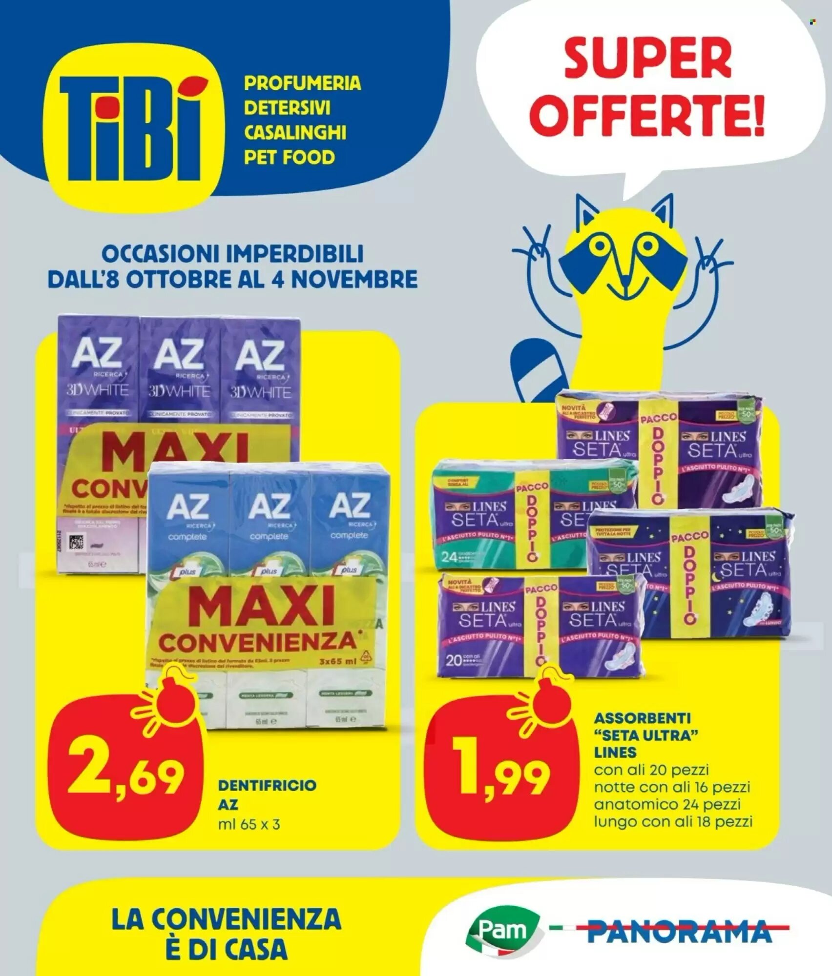 Volantino promozionale Panorama TiBi  valide dal 08/10/2026 - Pagina 1.