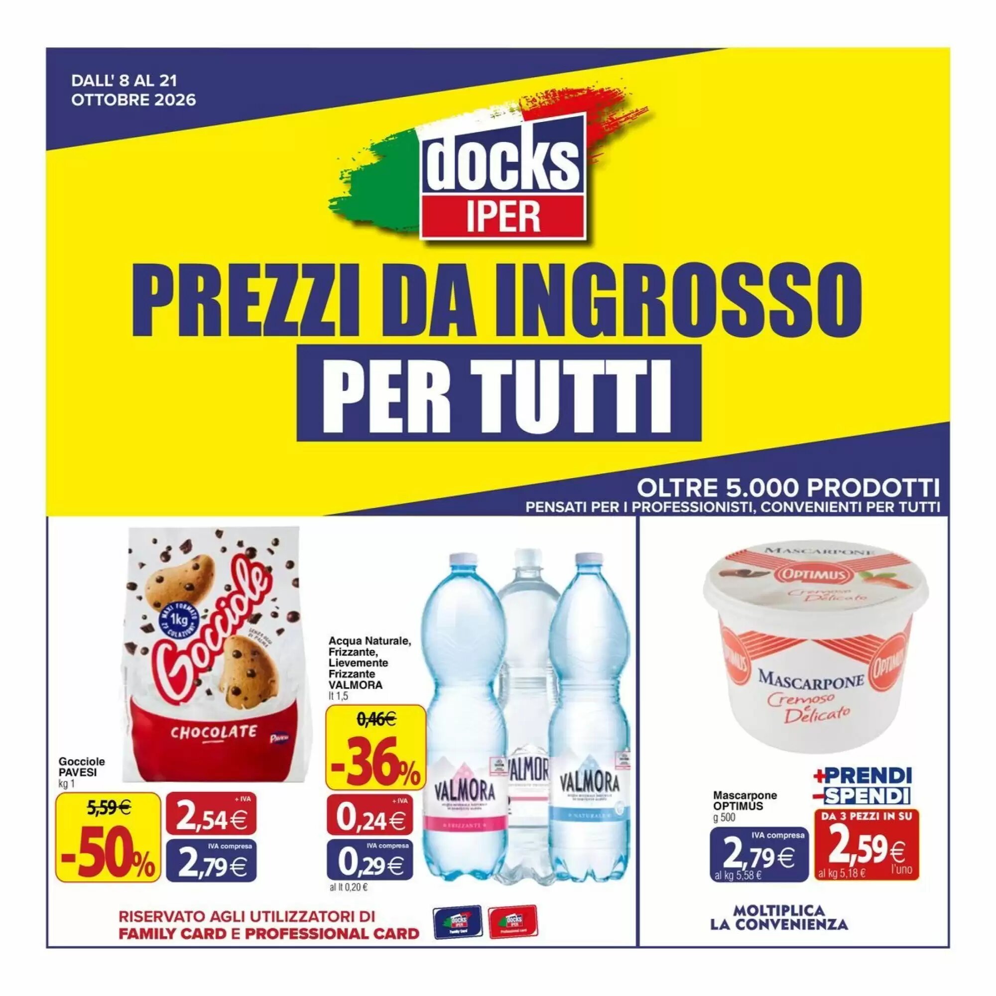 Volantino promozionale Docks Cash&Carry  valide dal 08/10/2026 - Pagina 1.