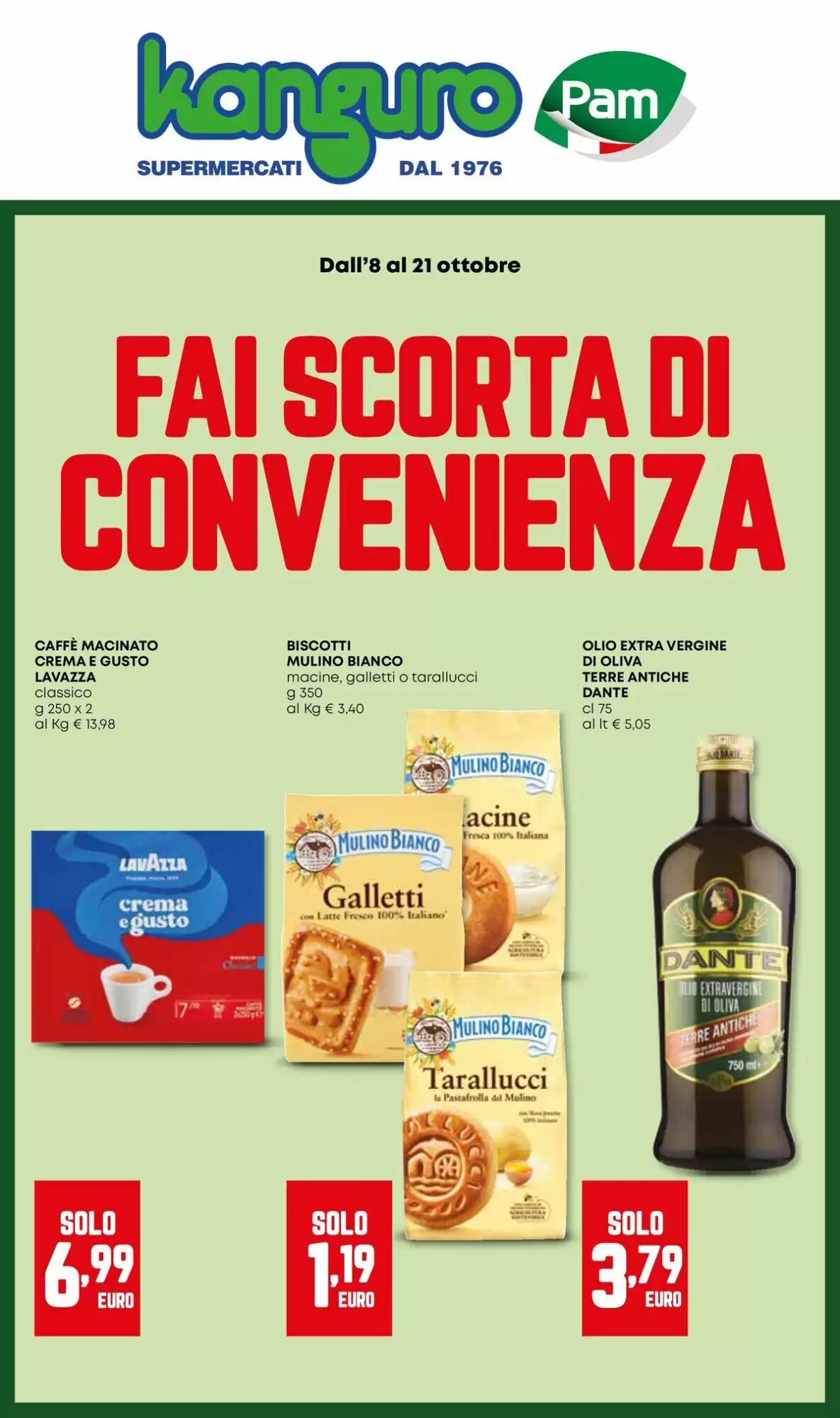 Volantino promozionale Kanguro  valide dal 08/10/2026 - Pagina 1.