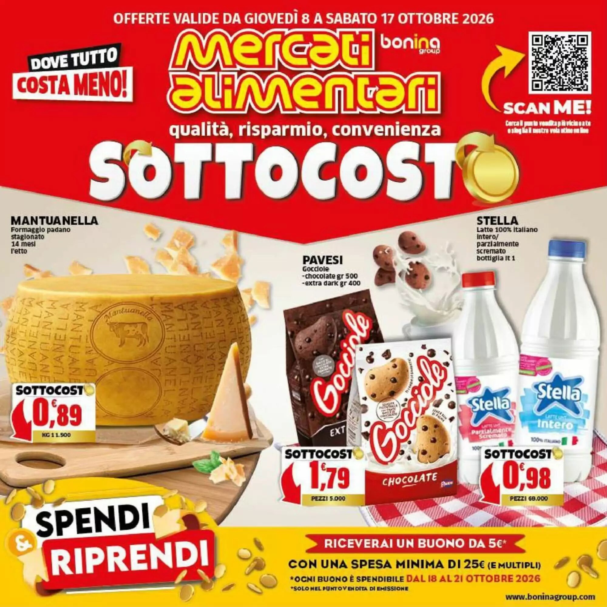 Volantino promozionale Mercati Alimentari  valide dal 08/10/2026 - Pagina 1.