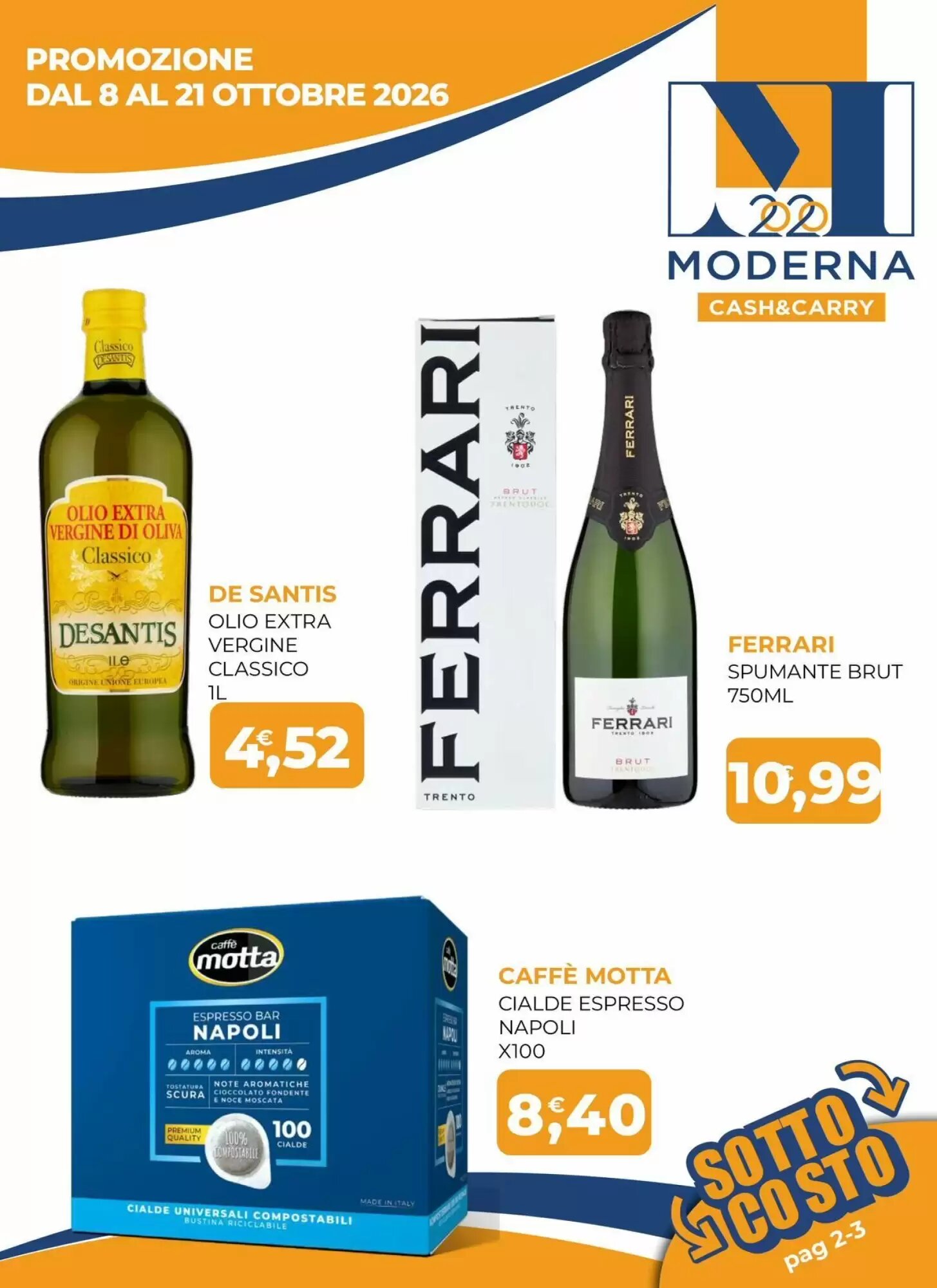 Volantino promozionale Moderna  valide dal 08/10/2026 - Pagina 1.
