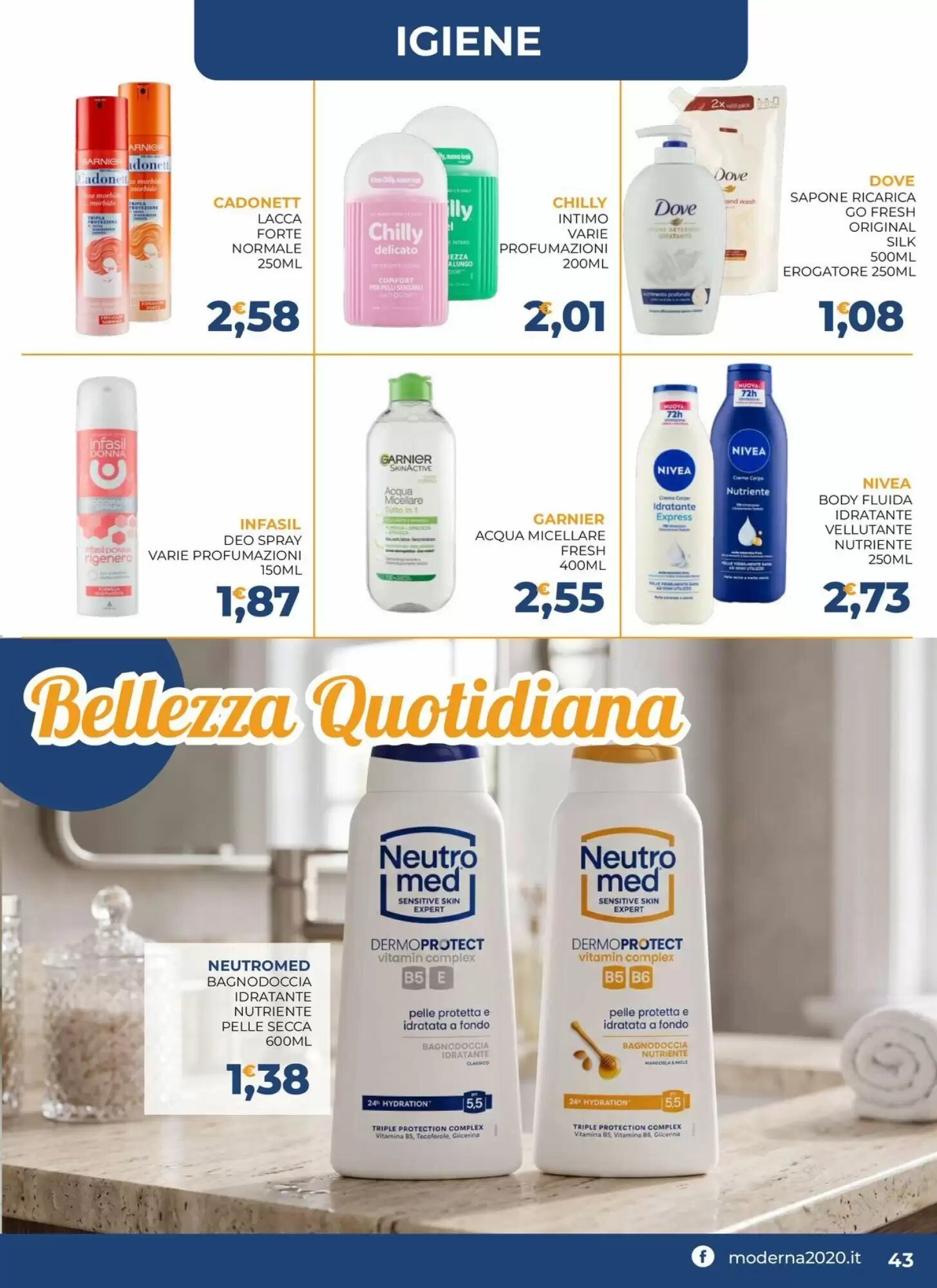 Volantino promozionale Moderna  valide dal 08/10/2026 - Pagina 43.