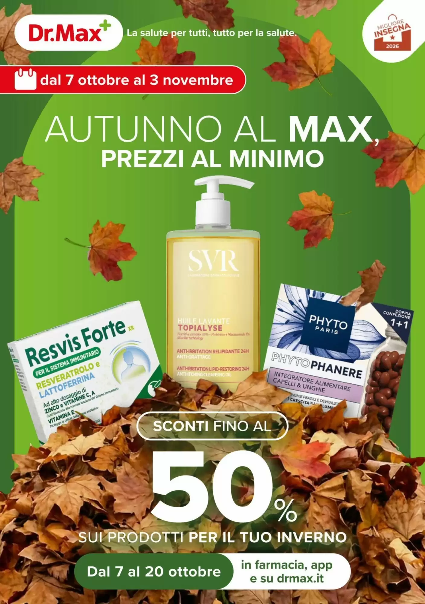 Volantino promozionale Dr.Max  valide dal 08/10/2026 - Pagina 1.