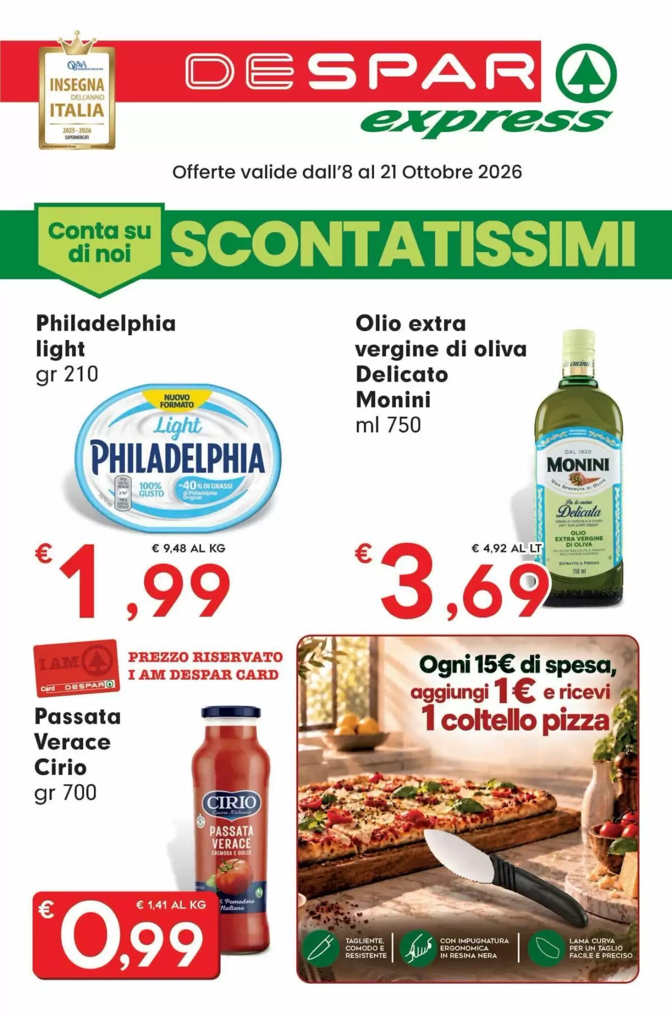 Volantino promozionale Despar  valide dal 08/10/2026 - Pagina 1.
