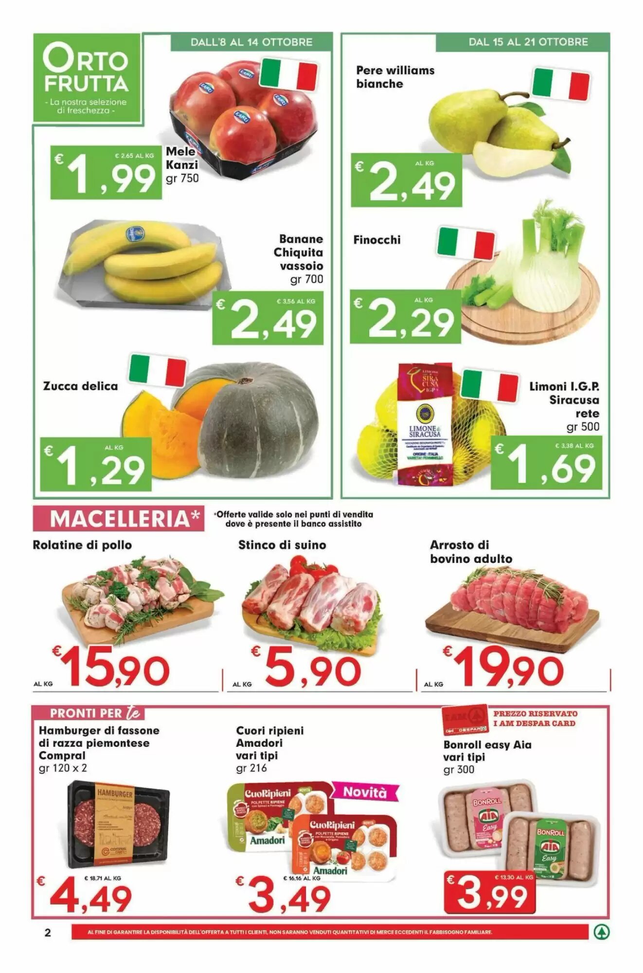 Volantino promozionale Despar  valide dal 08/10/2026 - Pagina 2.